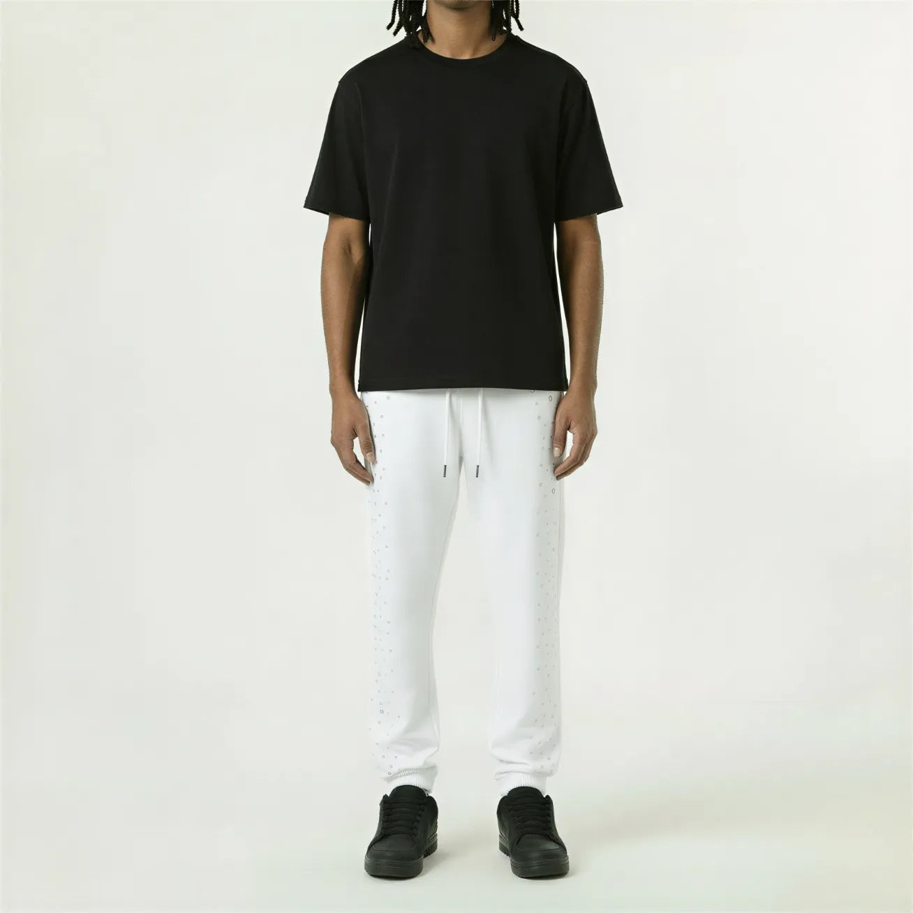 Red Poppy Sweatpants - Gray