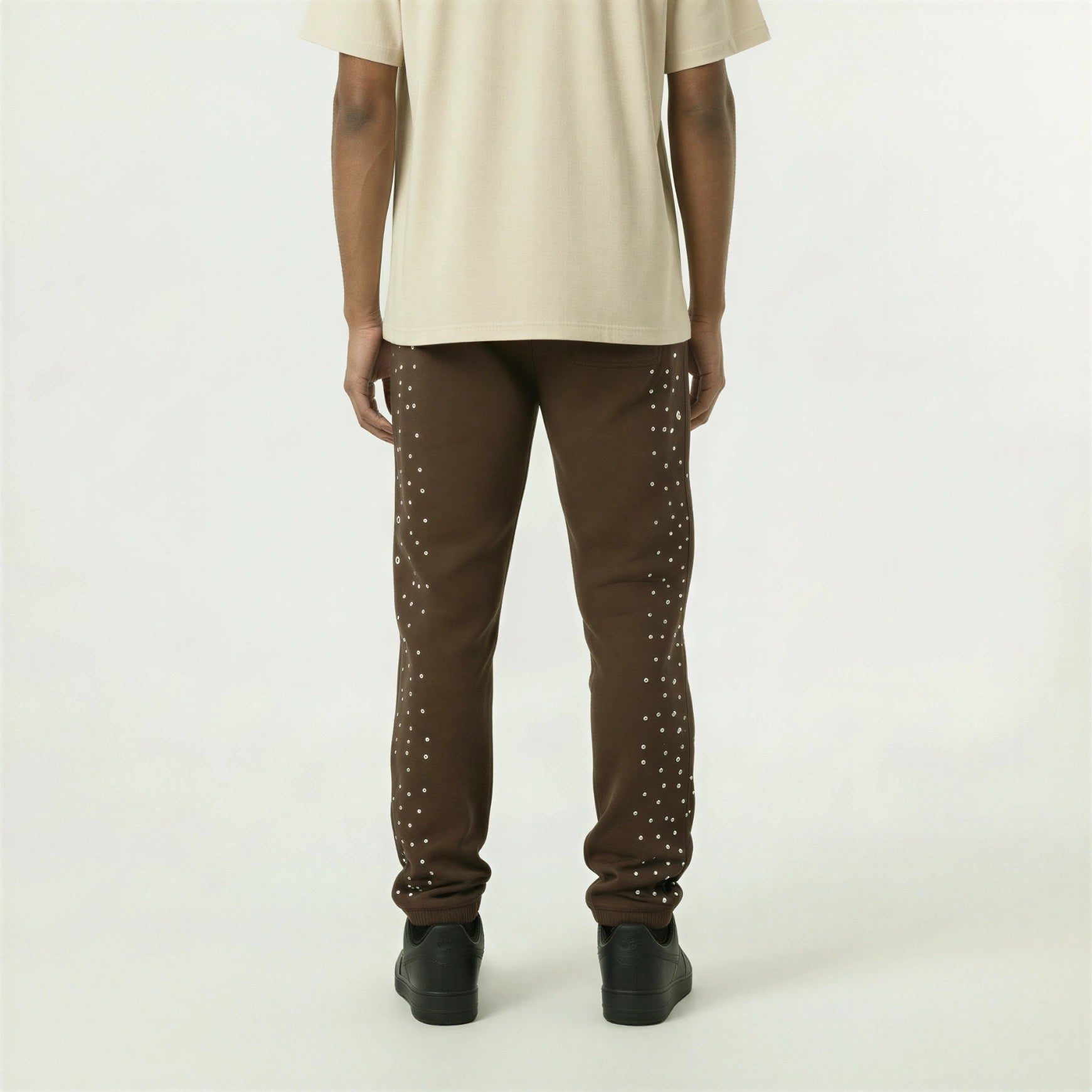 Red Poppy Sweatpants - Brown
