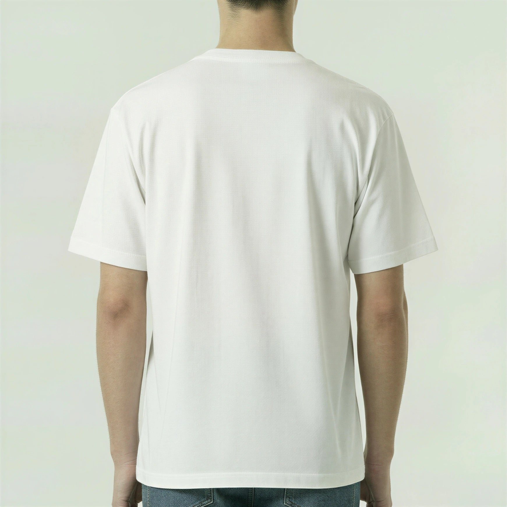 Red Poppy Comfort Fit T-Shirt - White