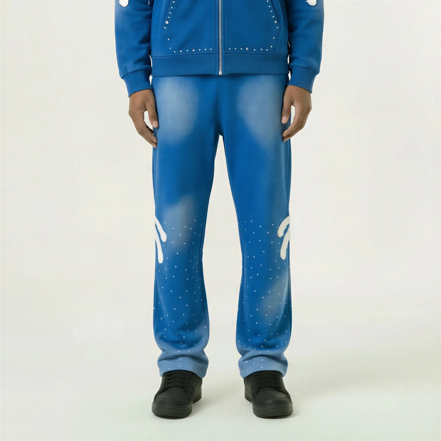 Red Poppy Sweatpants - Blue