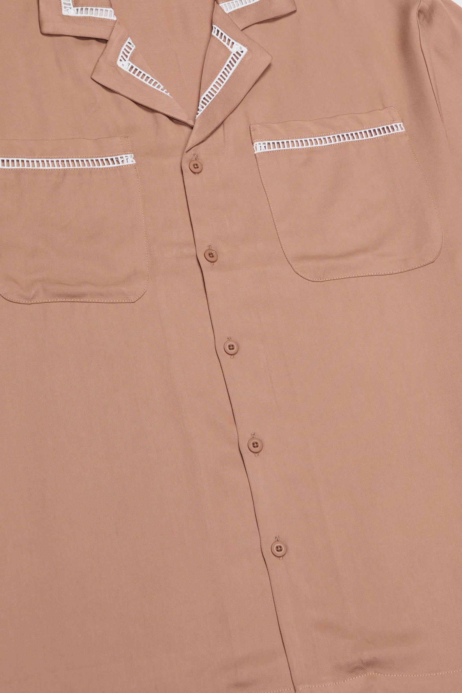 Silnt Chptrs "Vibes" Shirt - Brown