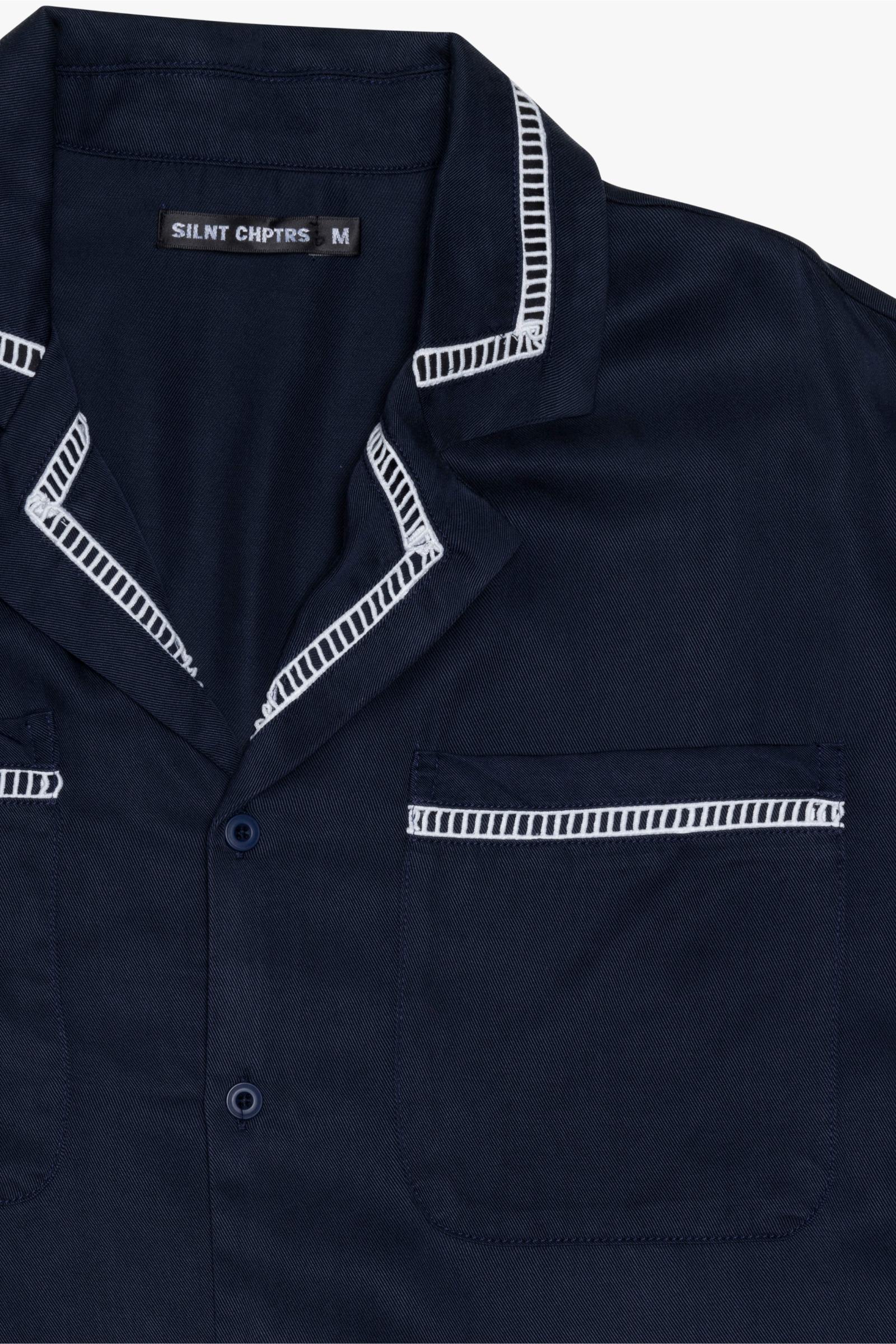 Silnt Chptrs "Vibes" Shirt - Navy