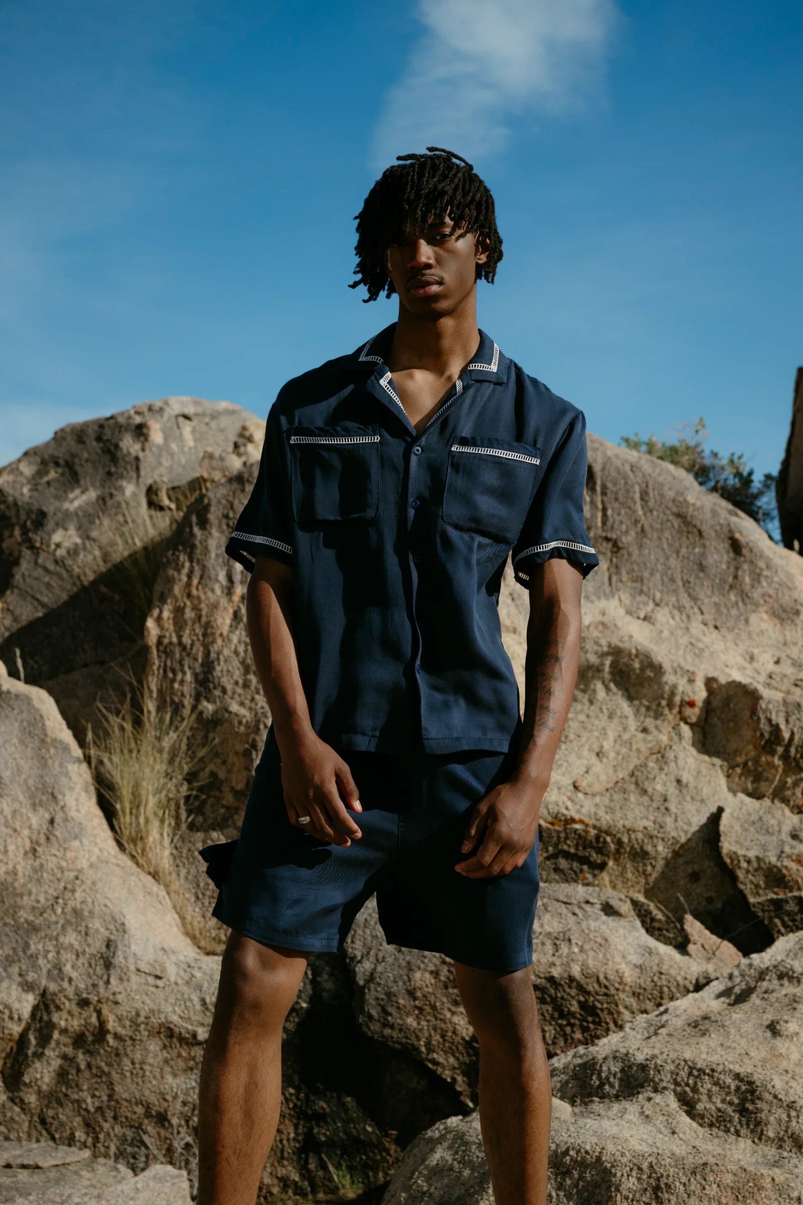 Silnt Chptrs Ladder Shirt - Embroidered
