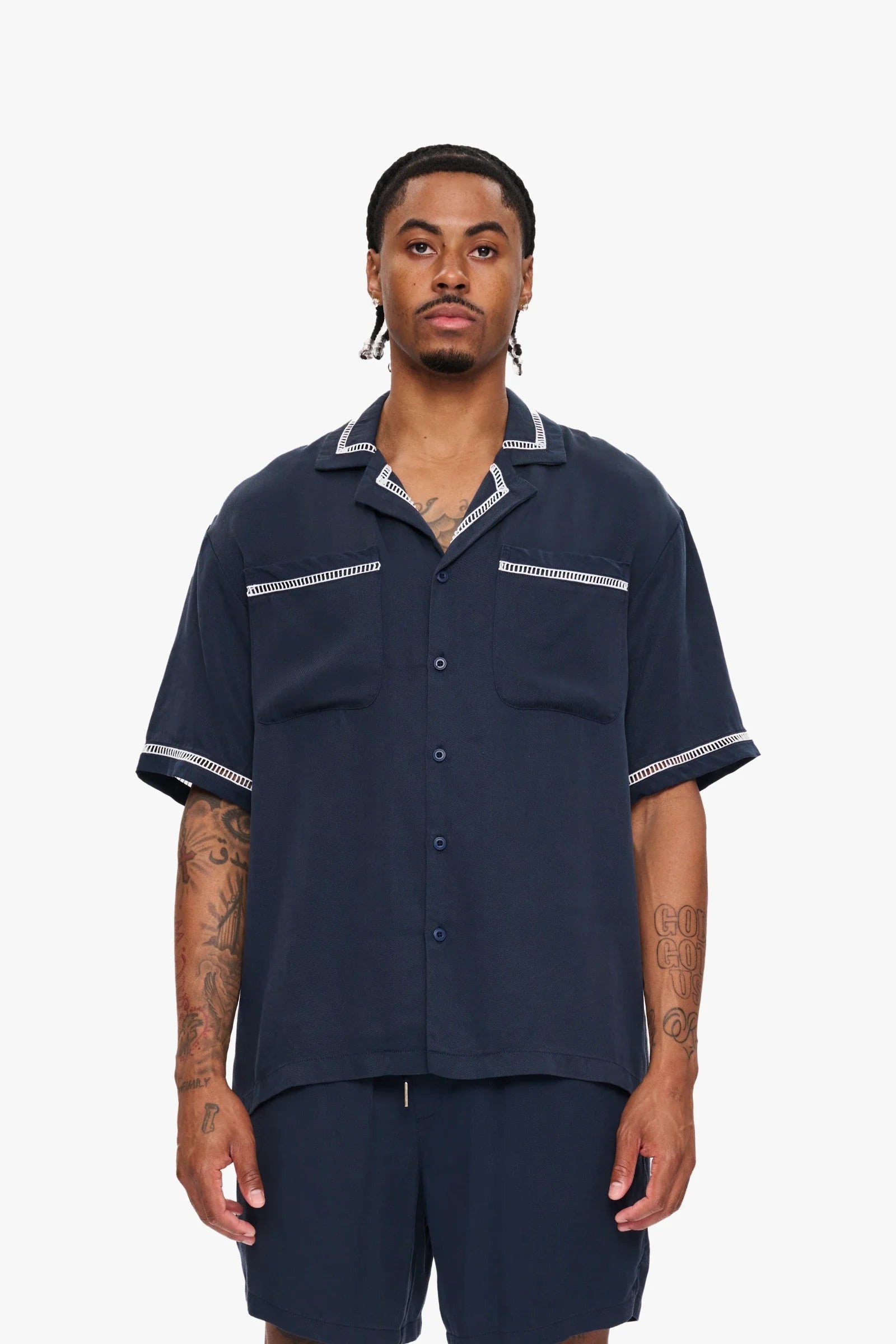 Silnt Chptrs Ladder Shirt - Embroidered