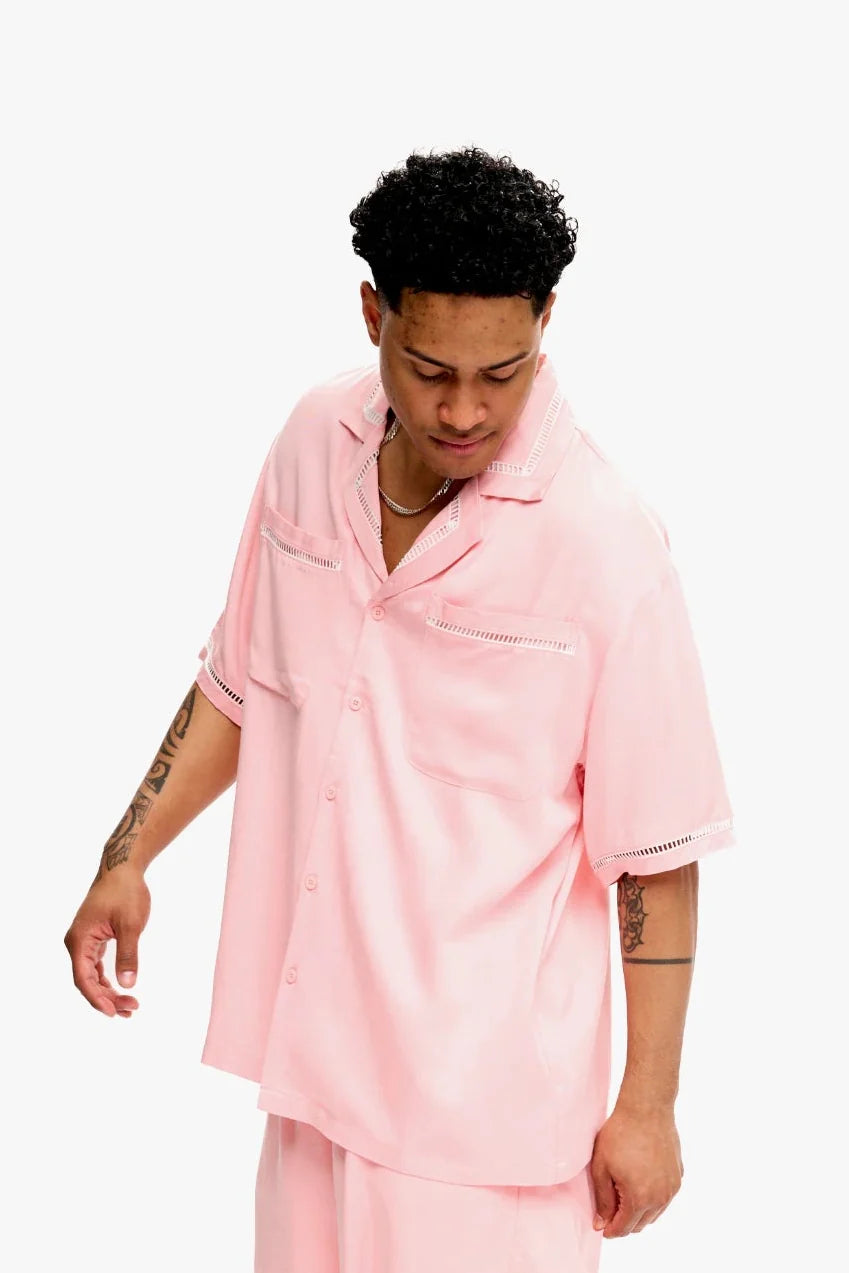 Silnt Chptrs Embroidered Shirt - Boxy Fit
