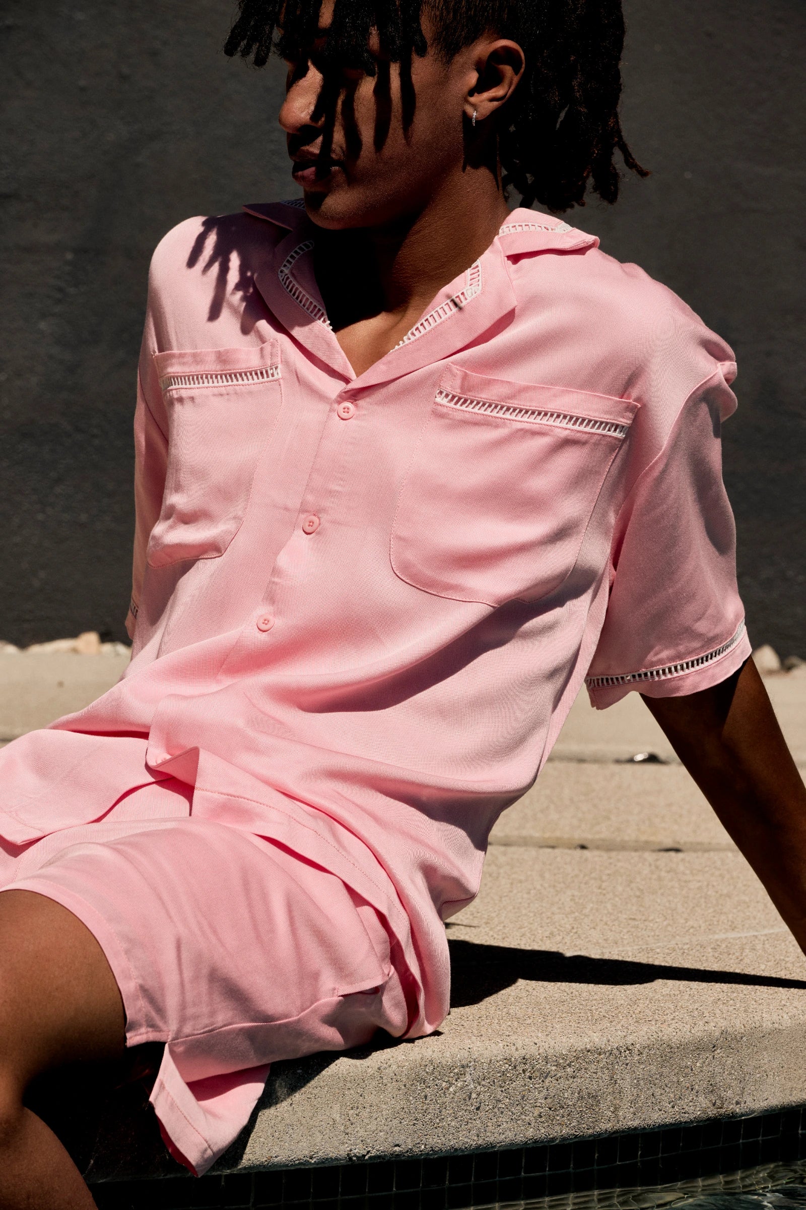 Silnt Chptrs Embroidered Shirt - Boxy Fit
