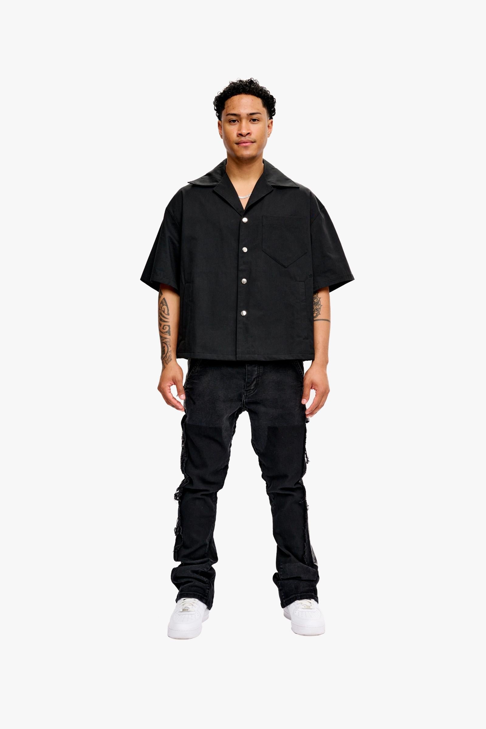 Silnt Chptrs "Sc-Bd2-001" Shirt - Black