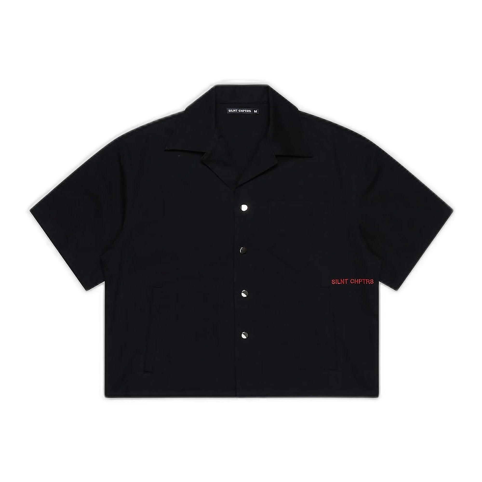 Silnt Chptrs "No Peace Black Button Down" Men's Shirt - Black