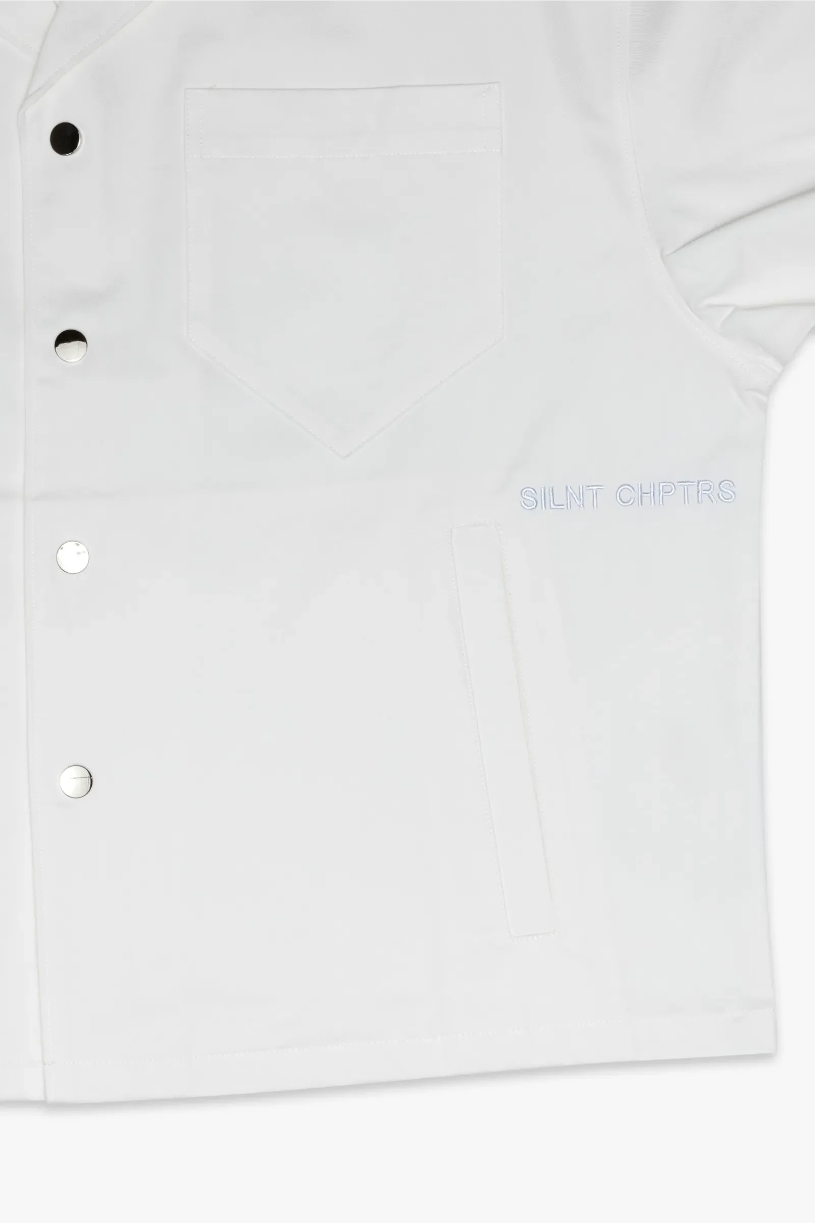 Silnt Chptrs "Meantime White Button Down" Shirt - White