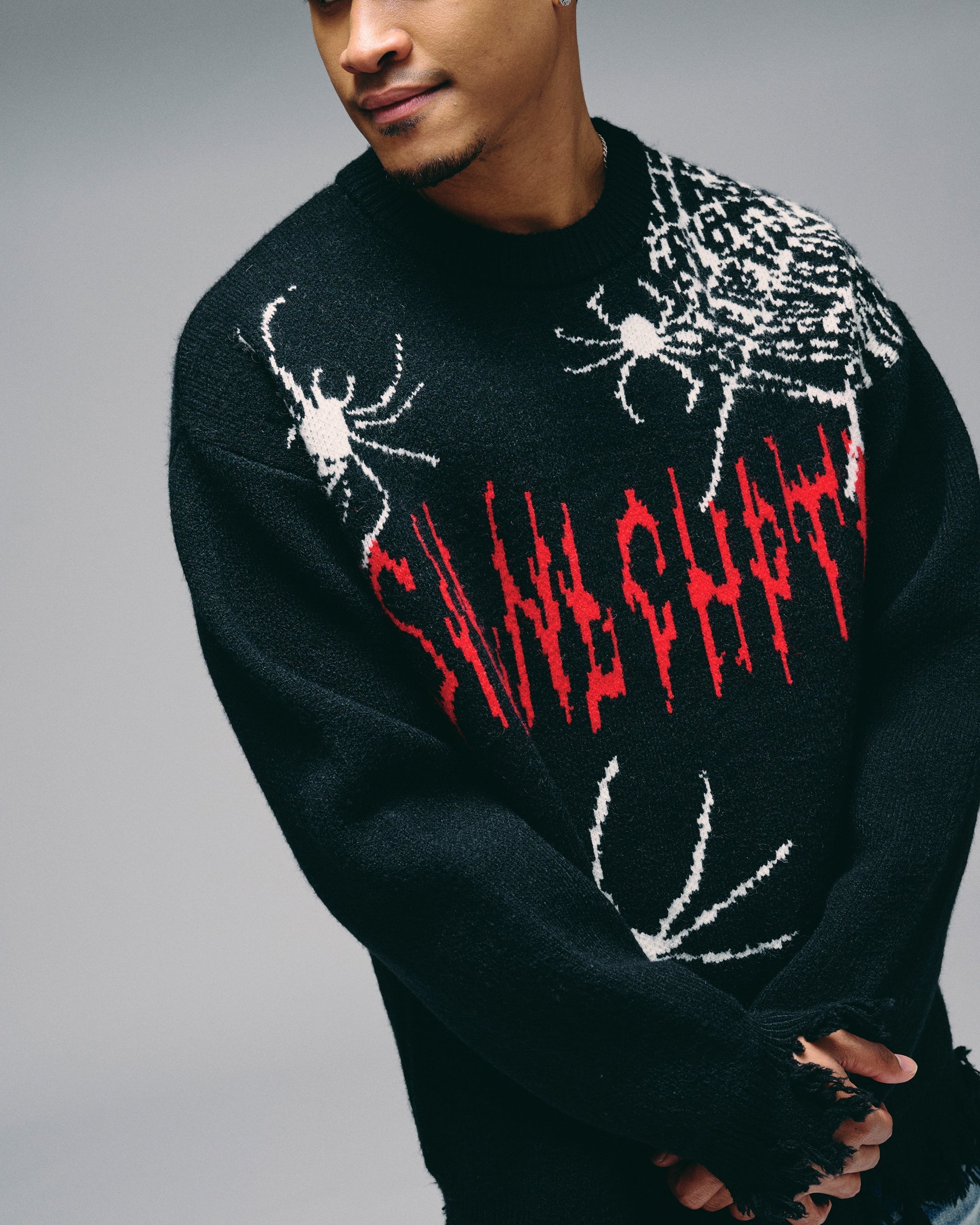 Silnt Chptrs "Widows" Sweater - Black