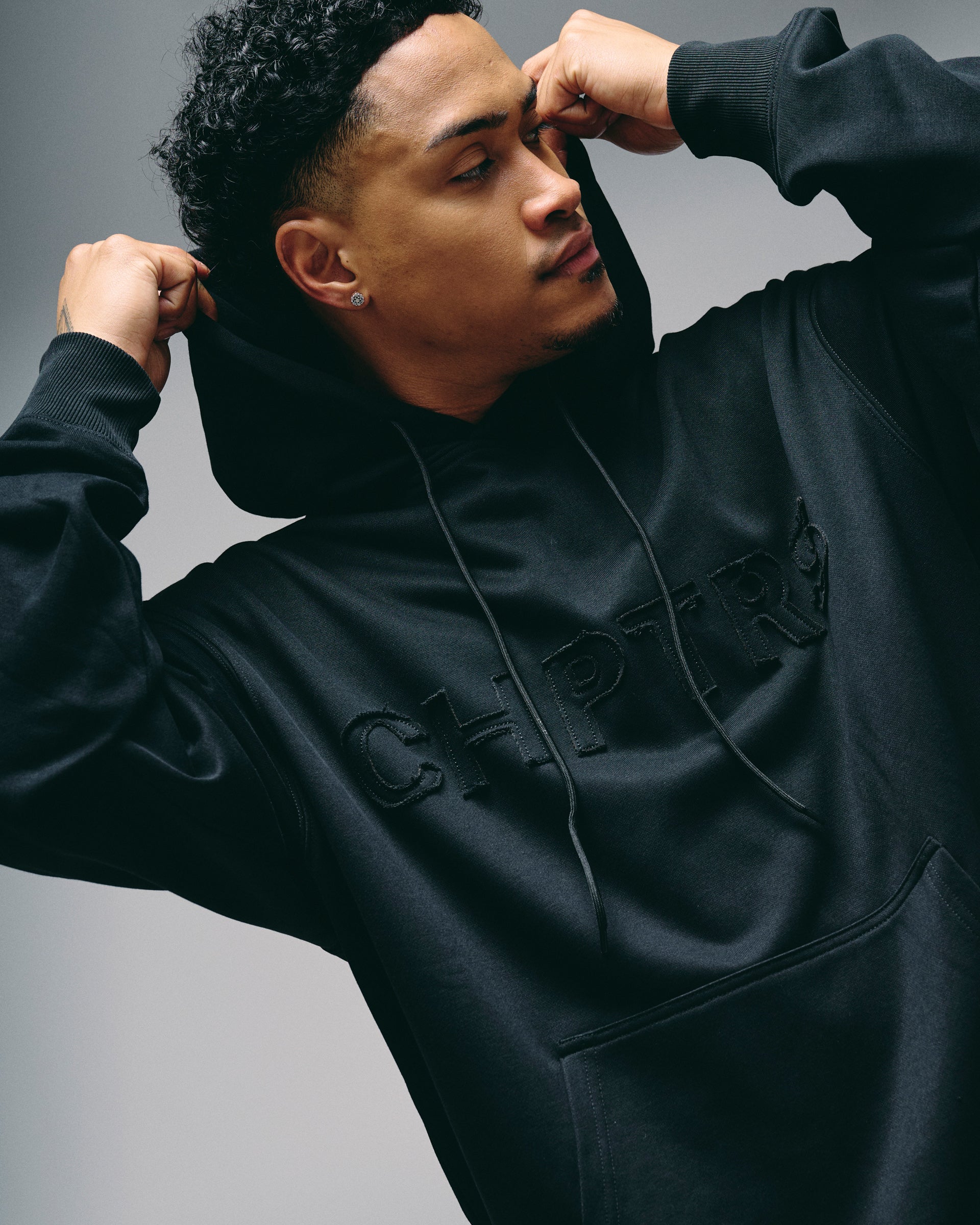 Silnt Chptrs "Grit" Men's Hoodie - Black