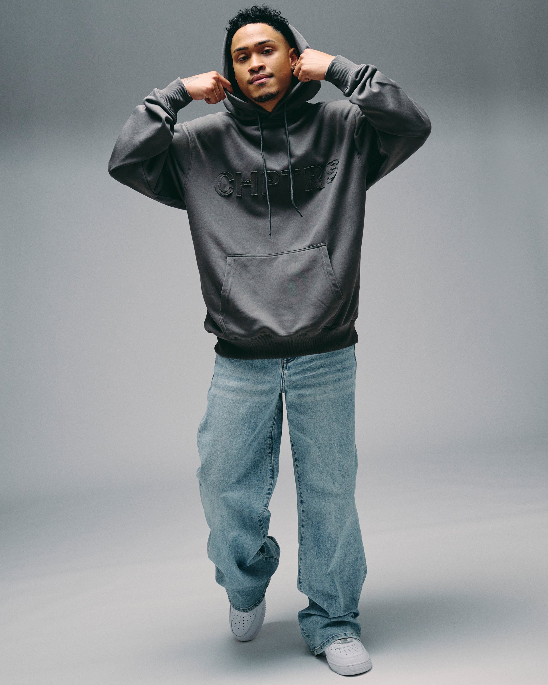 Silnt Chptrs "Grit" Hoodie - Gray