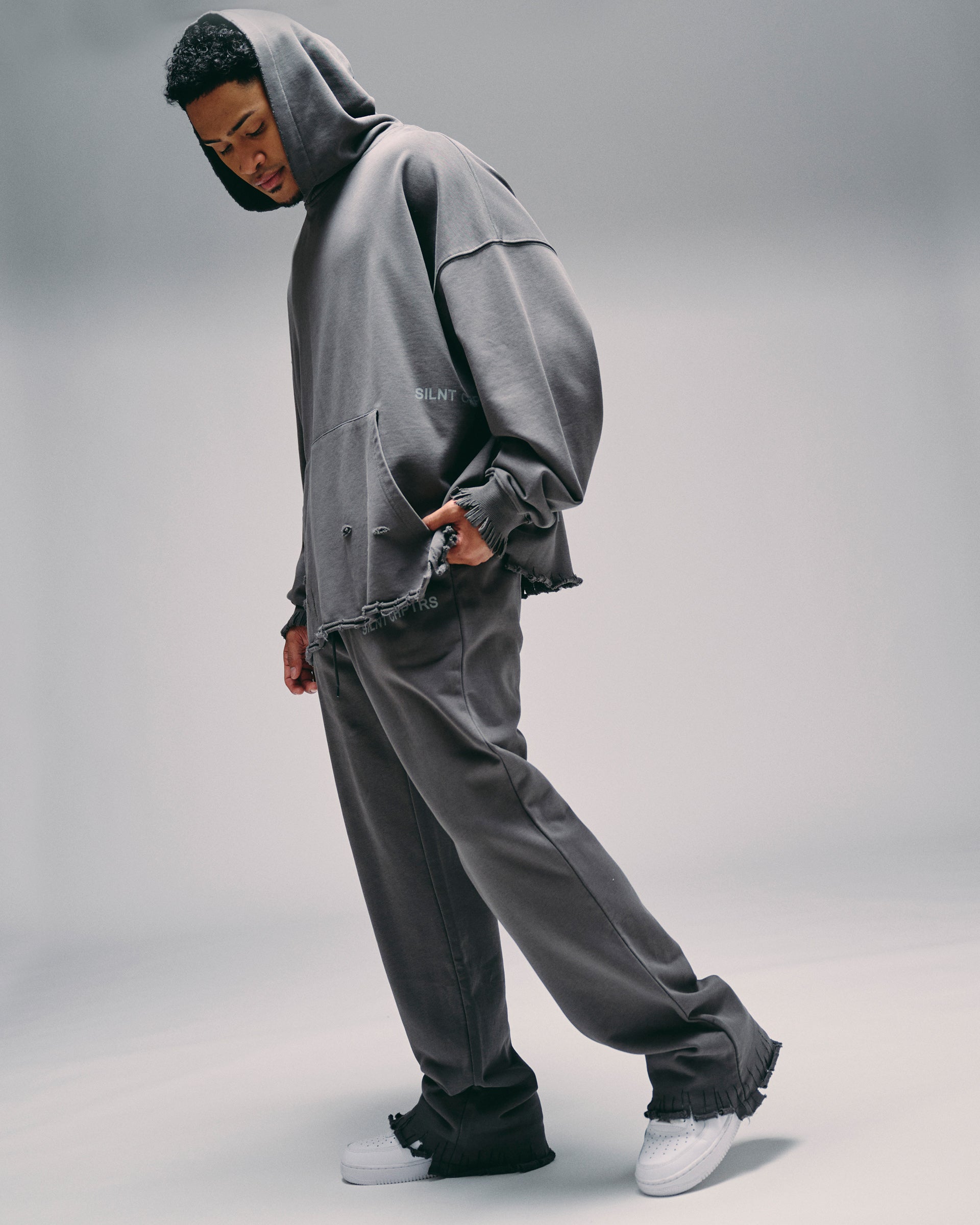 Silnt Chptrs "Intentions" Sweatpants - Gray
