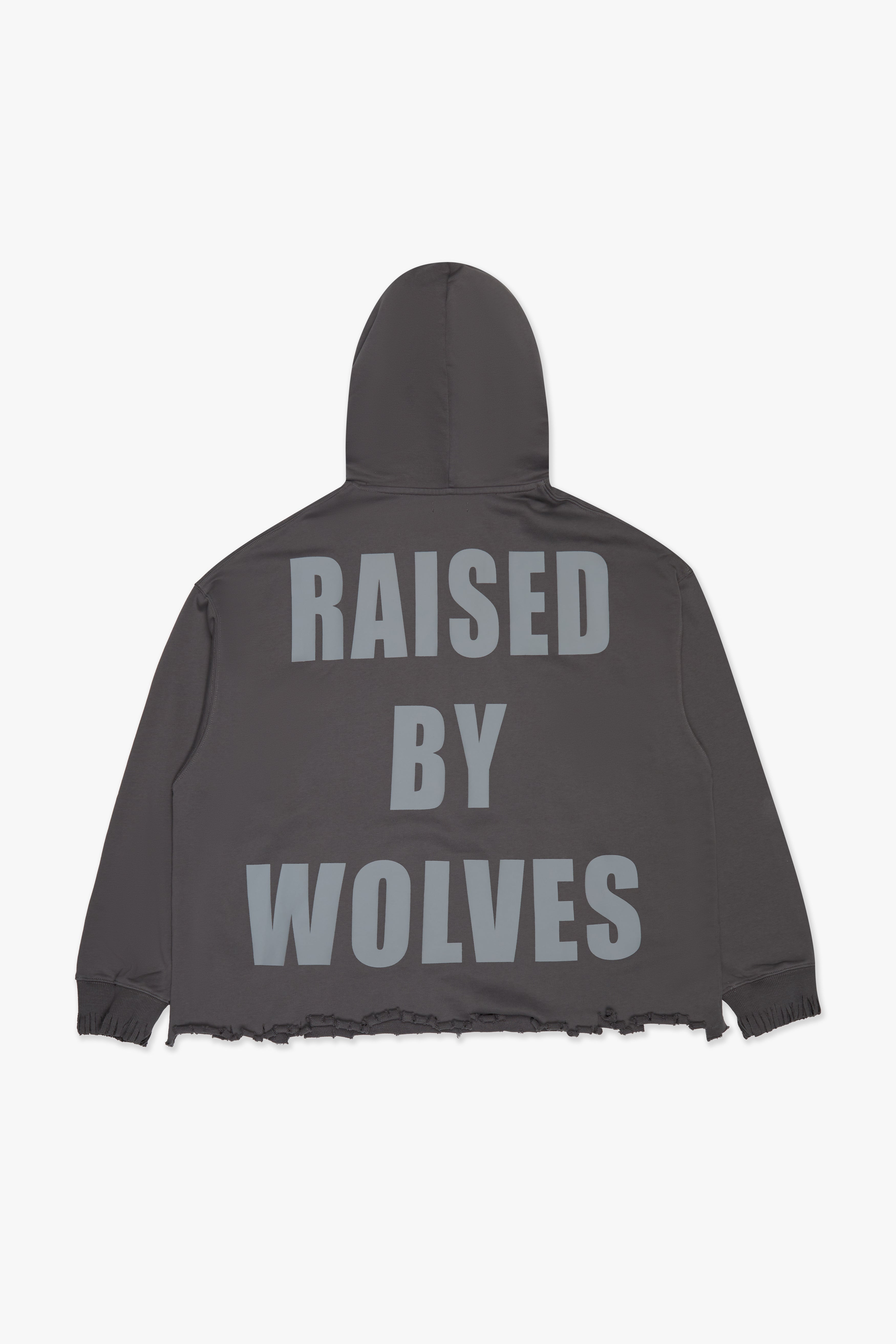 Silnt Chptrs Back Graphic Hoodie - Distressed