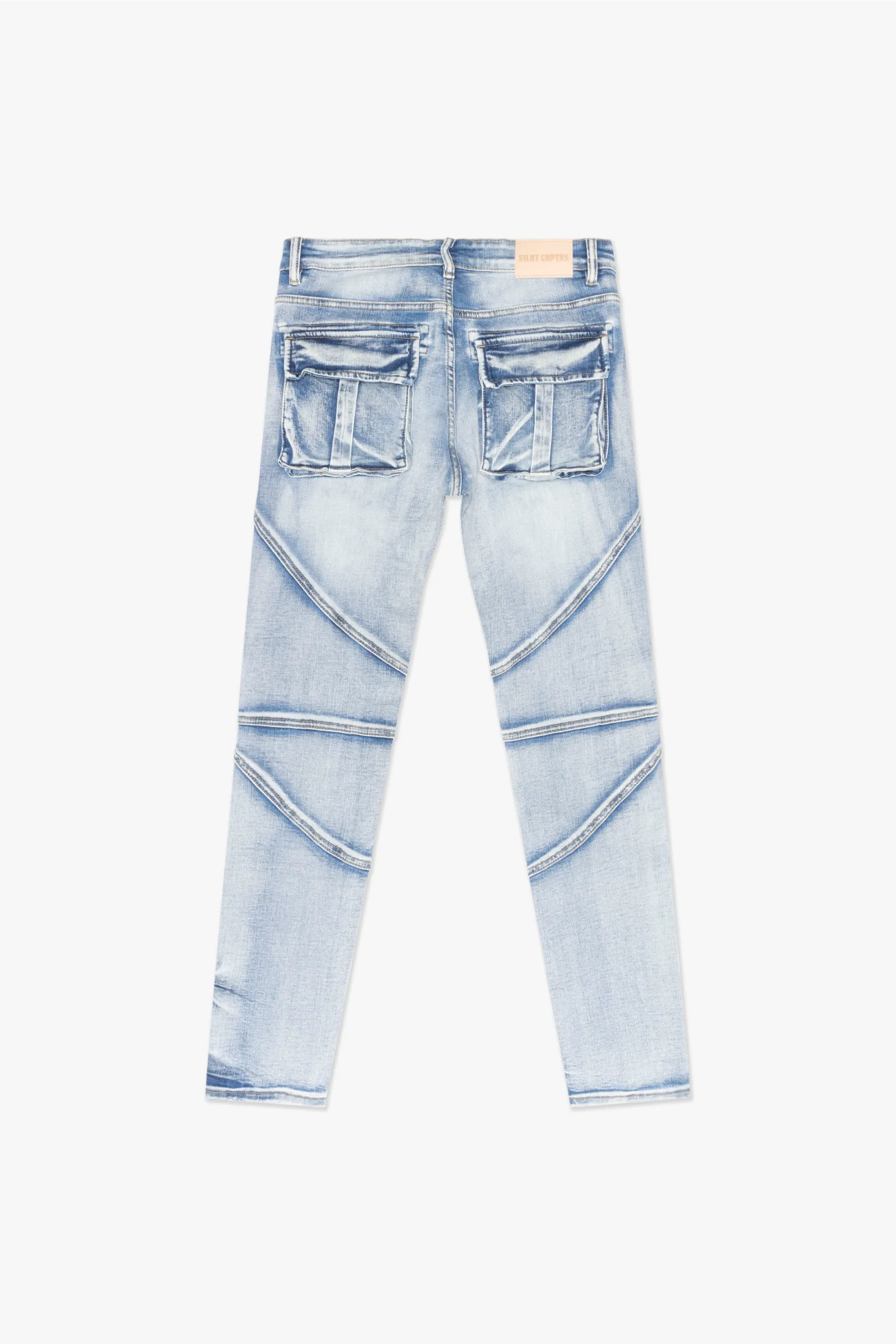 Silnt Chptrs "Modem Blue Washed Jeans" - Light Wash