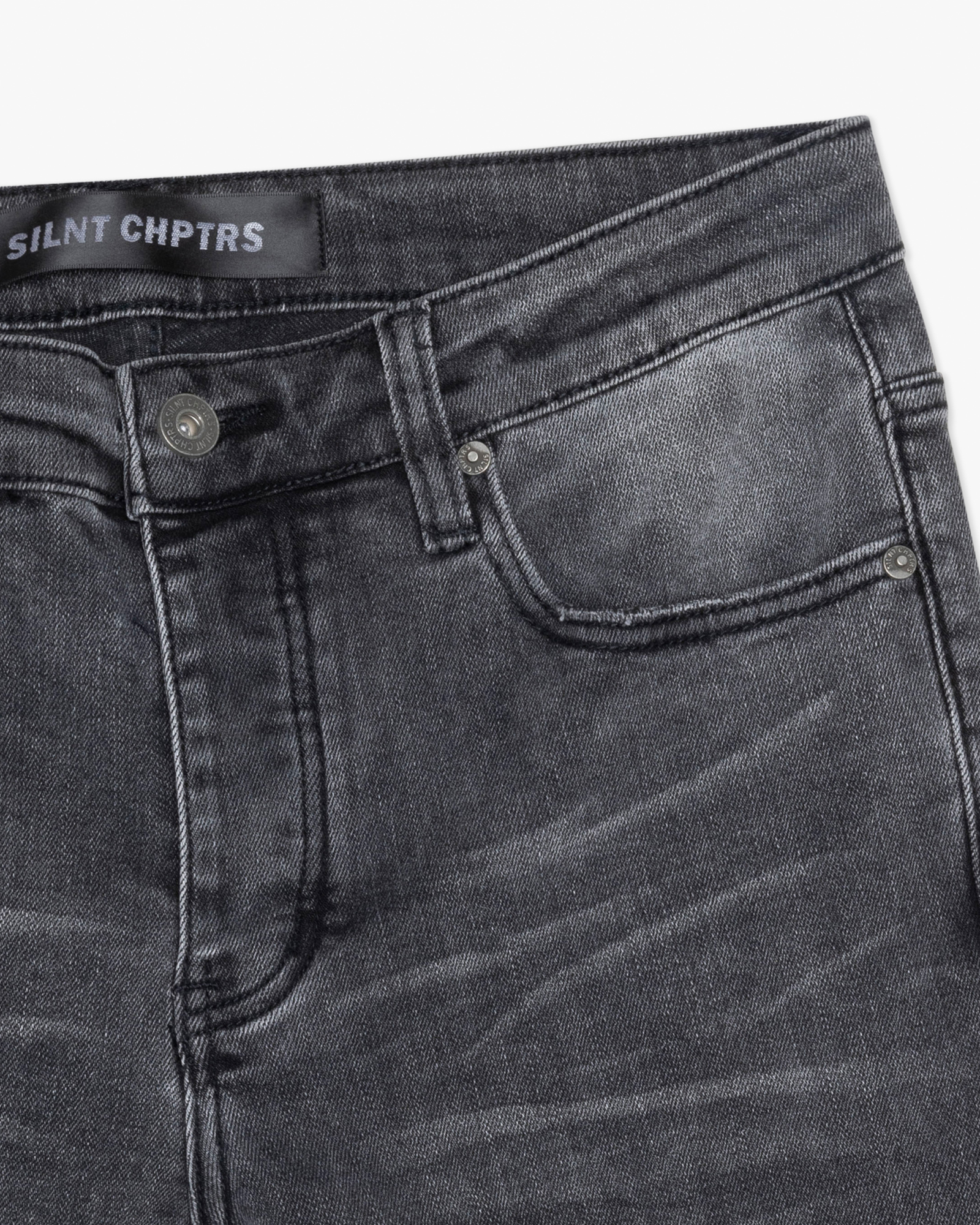 Silnt Chptrs Stacked Jeans - Stacked Fit