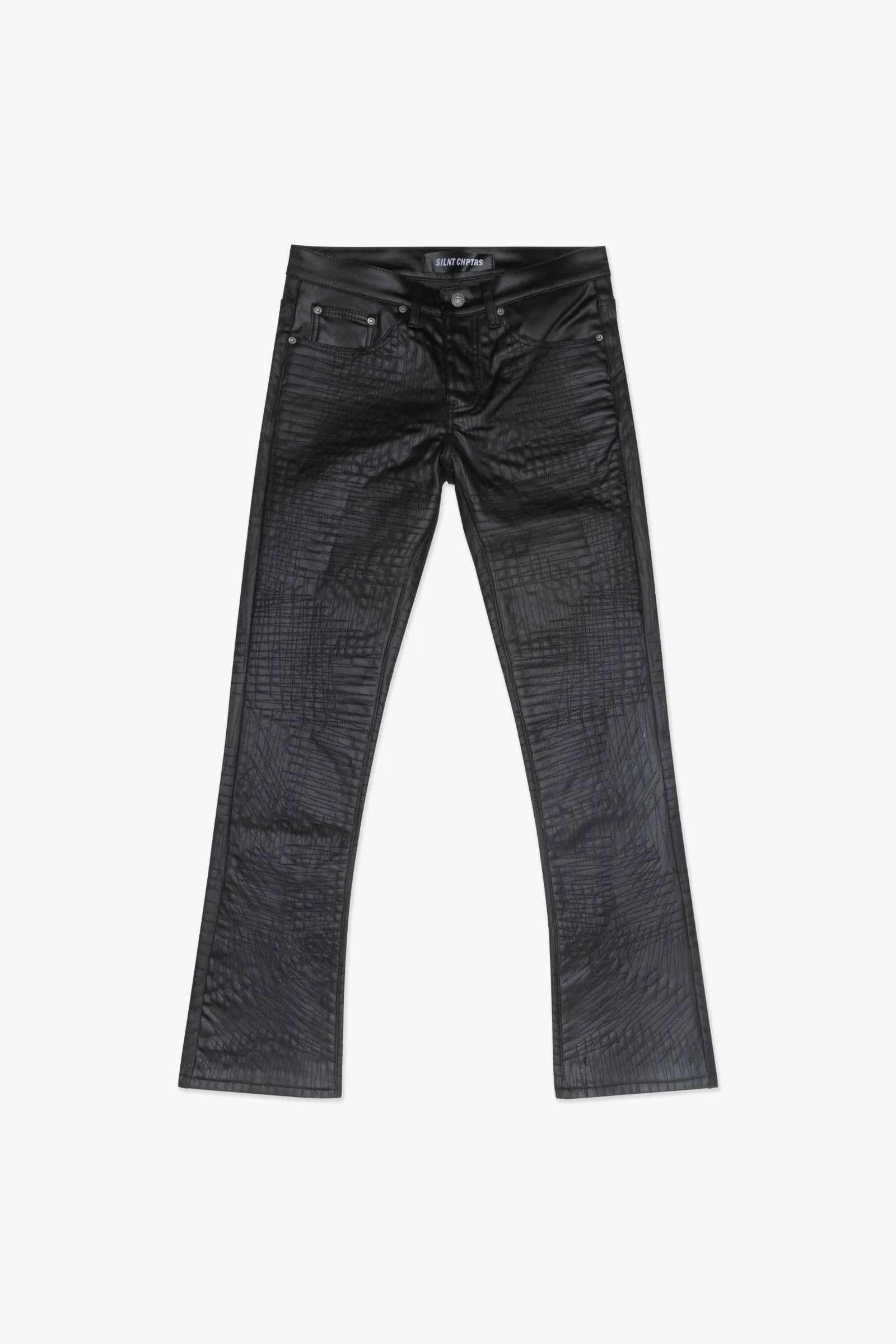 Silnt Chptrs Textured Jeans - Straight Leg Black