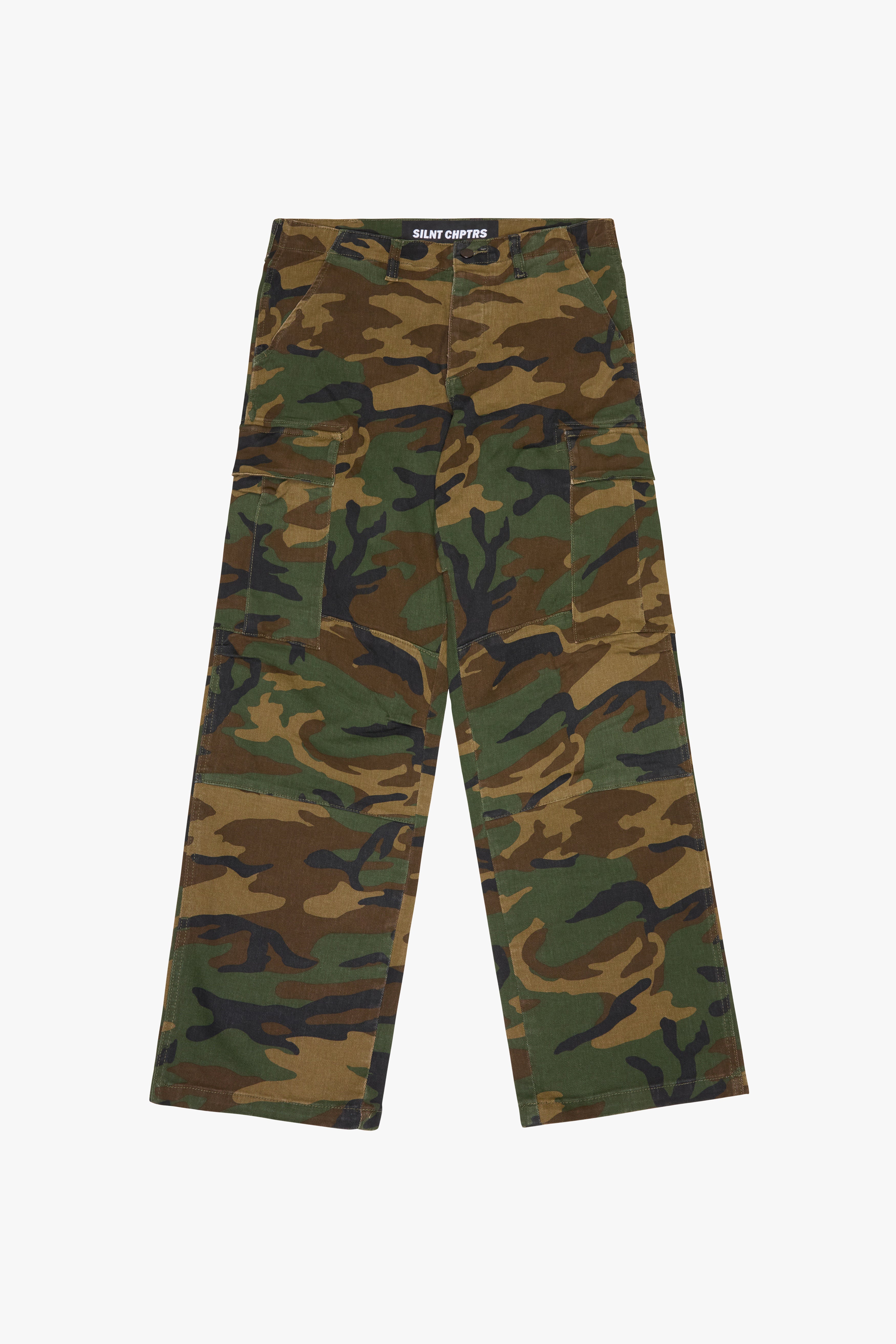 Silnt Chptrs Camo Cargo Pants - Relaxed Fit