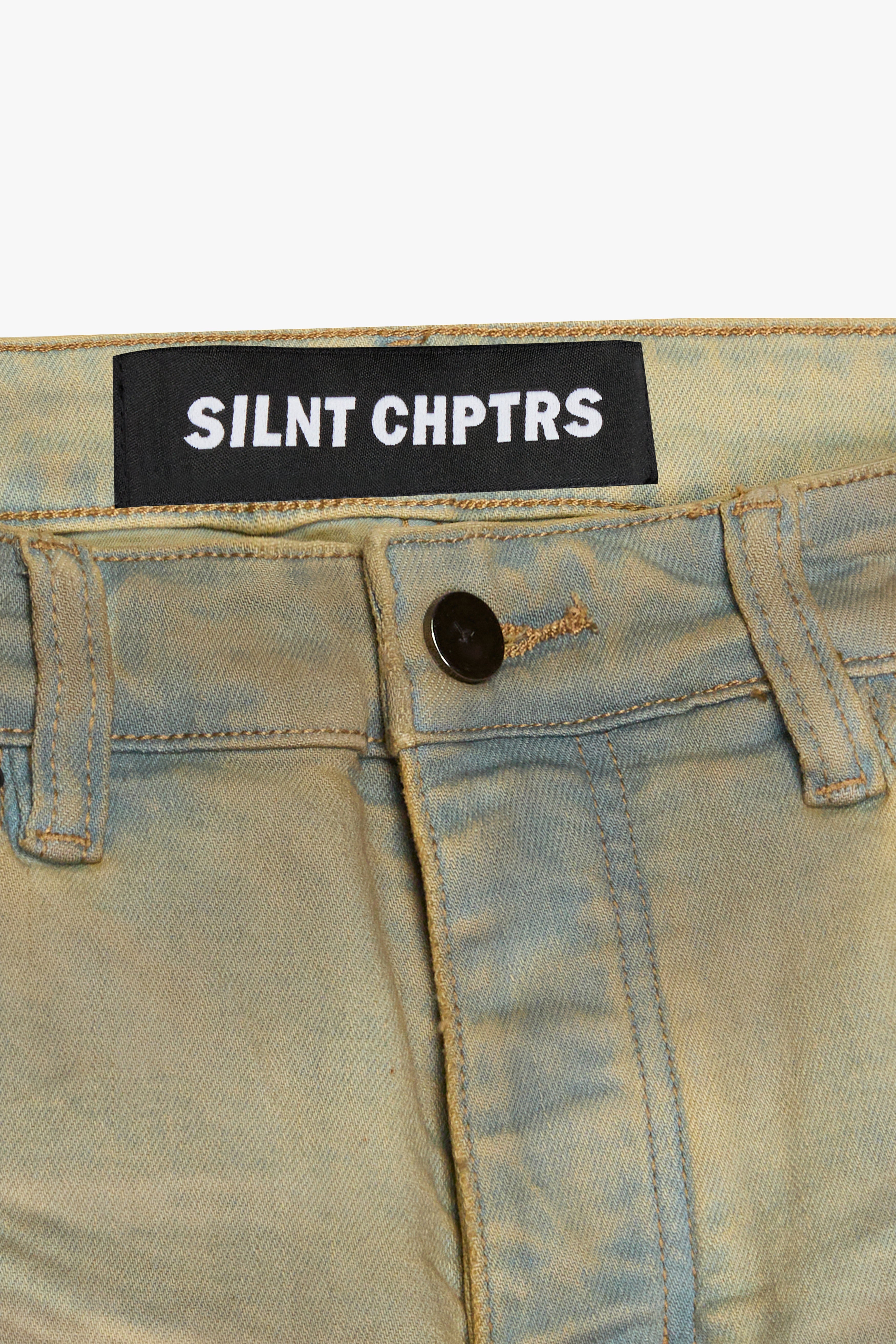 Silnt Chptrs "Evacuate" Jeans - Beige