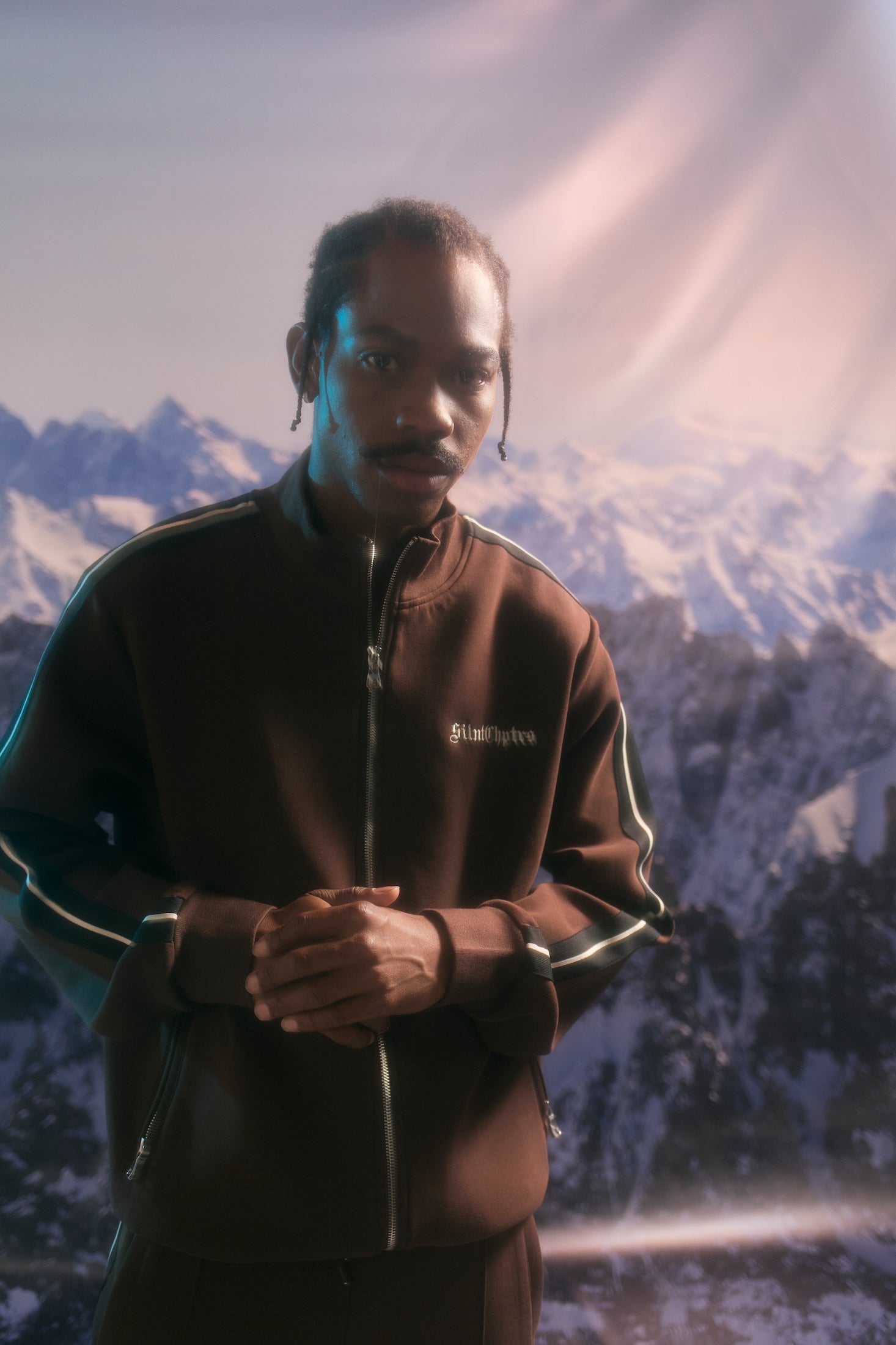 Silnt Chptrs "Track" Jacket - Brown