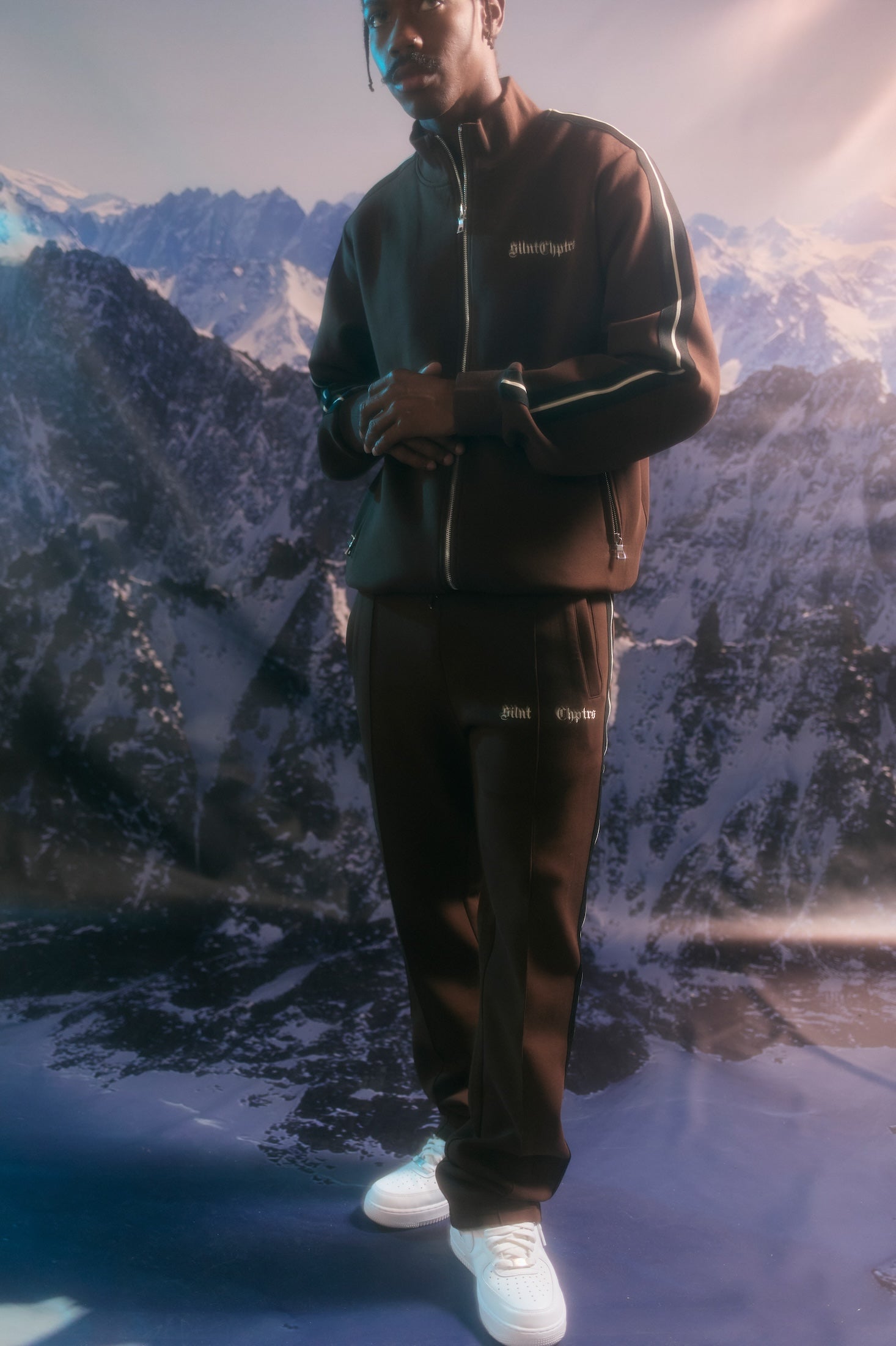 Silnt Chptrs "Field" Track Pants - Brown
