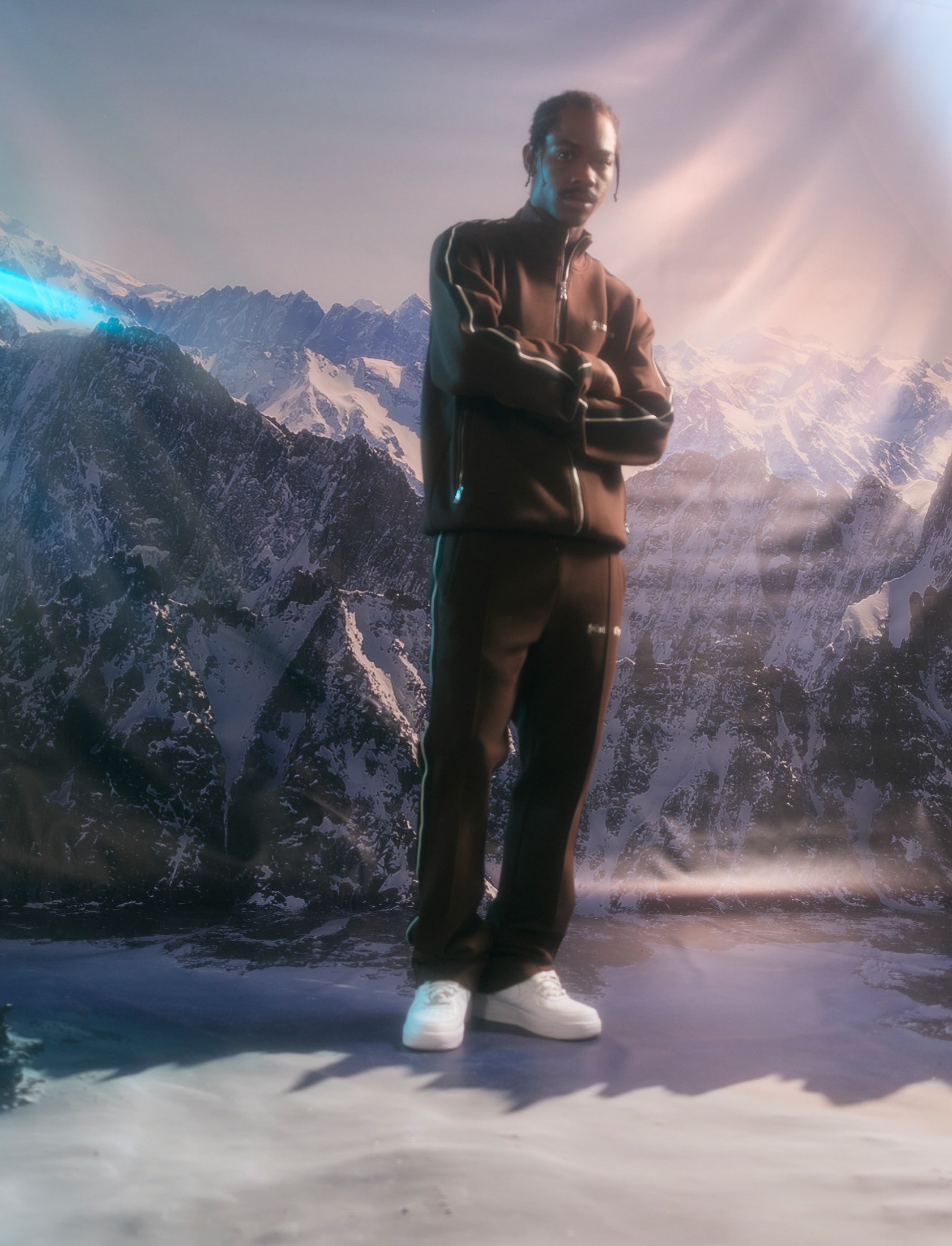 Silnt Chptrs "Field" Track Pants - Brown