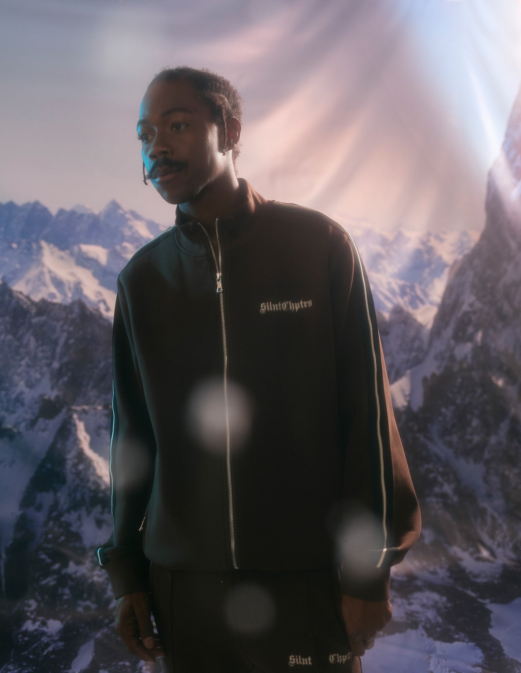 Silnt Chptrs "Track" Jacket - Brown