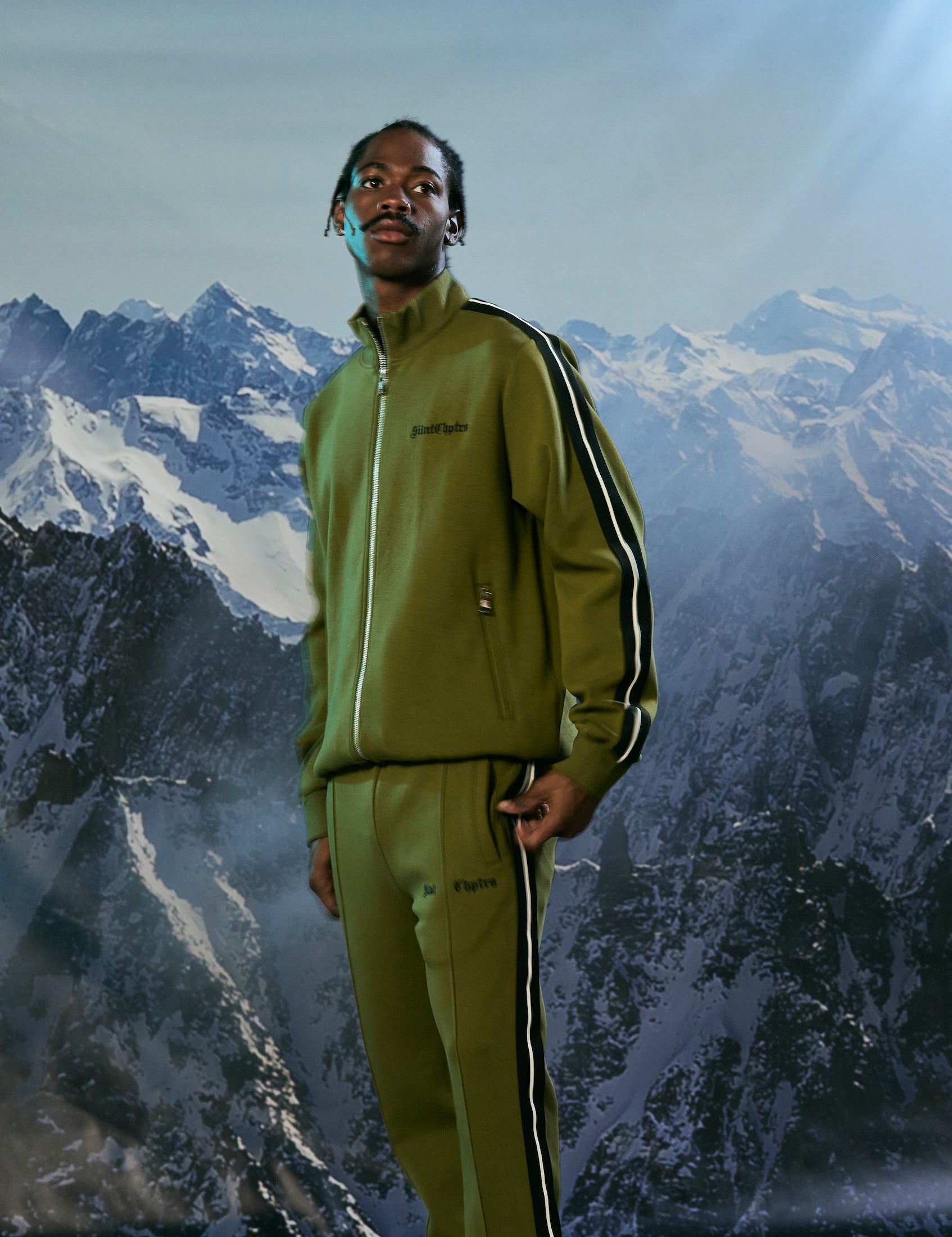 Silnt Chptrs "Field" Track Pants - Olive