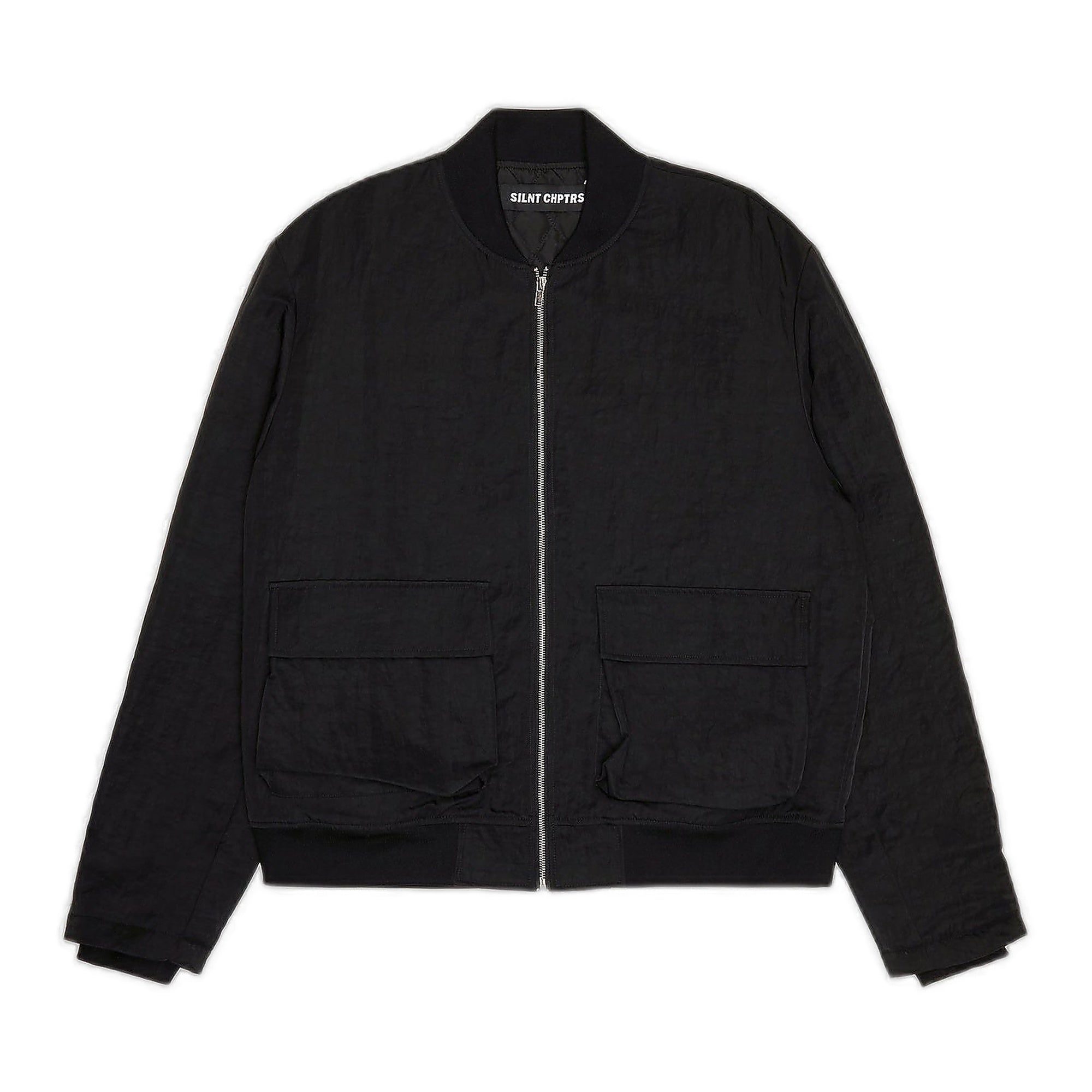 Silnt Chptrs "Coach" Bomber Jacket - Black