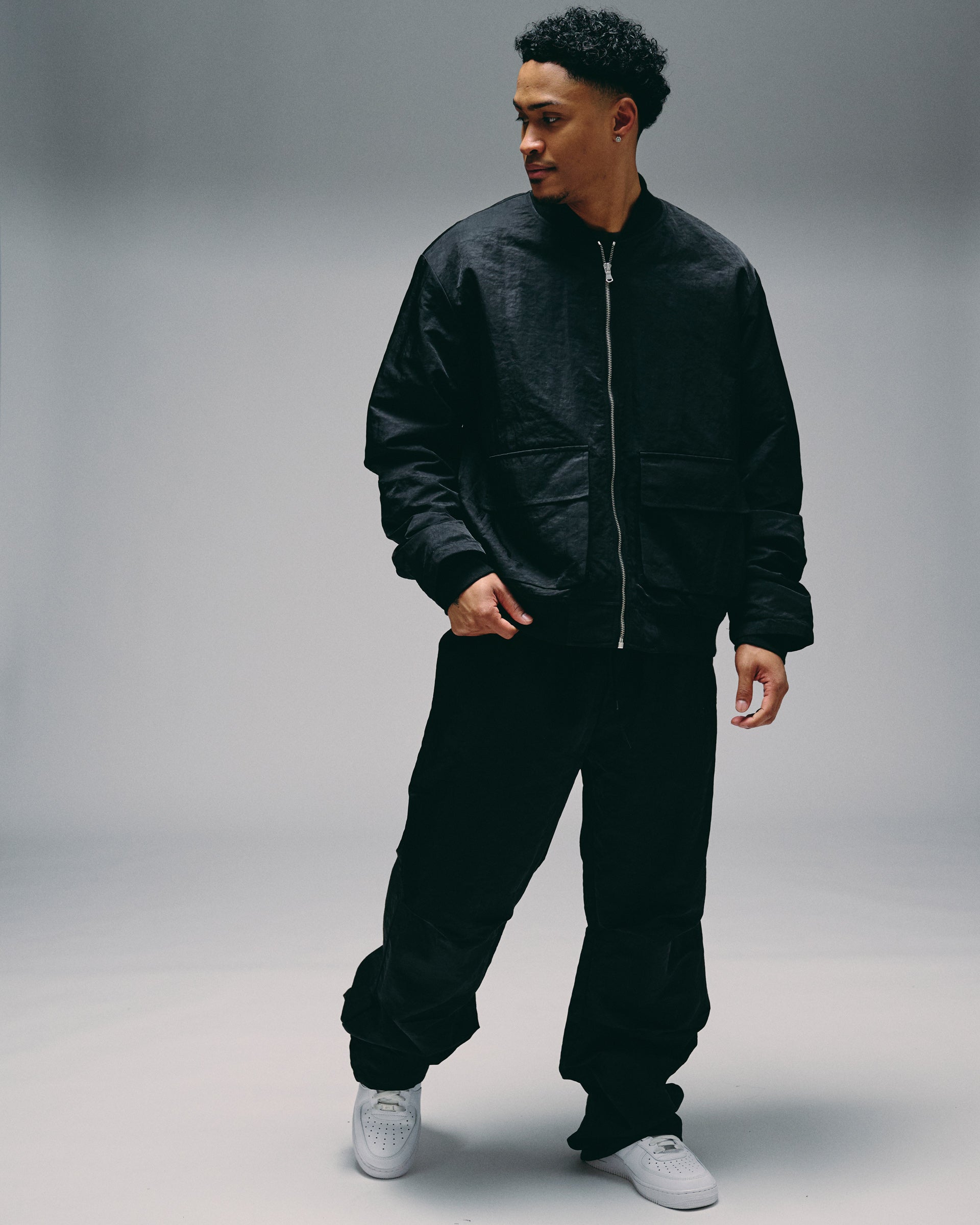 Silnt Chptrs "Young" Cargo Pants - Black