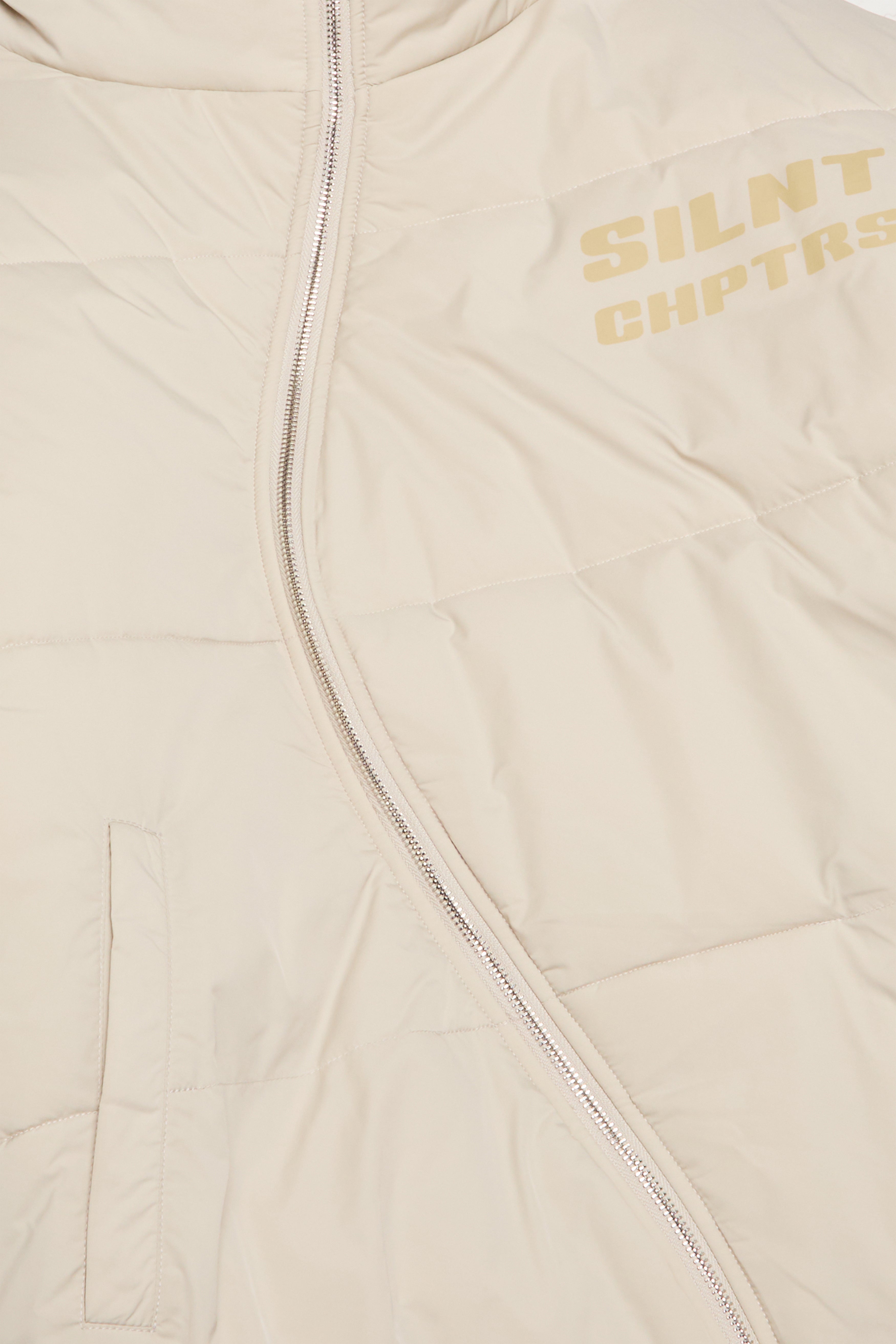 Silnt Chptrs "Irregular" Puffer Jacket - Beige