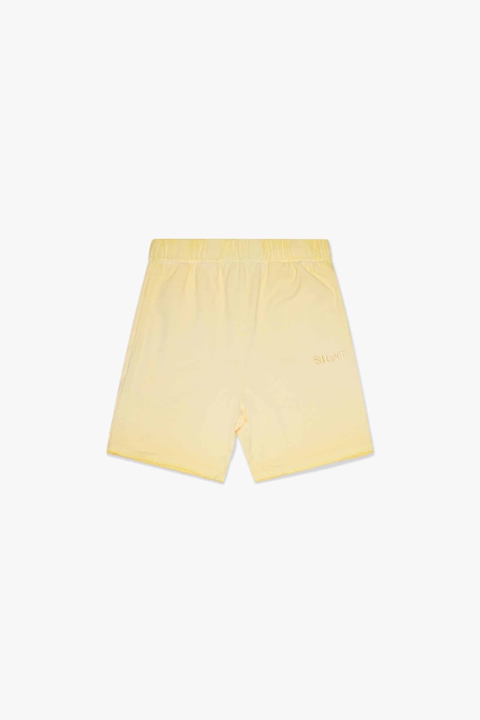Silnt Chptrs "Faded" Shorts - Yellow