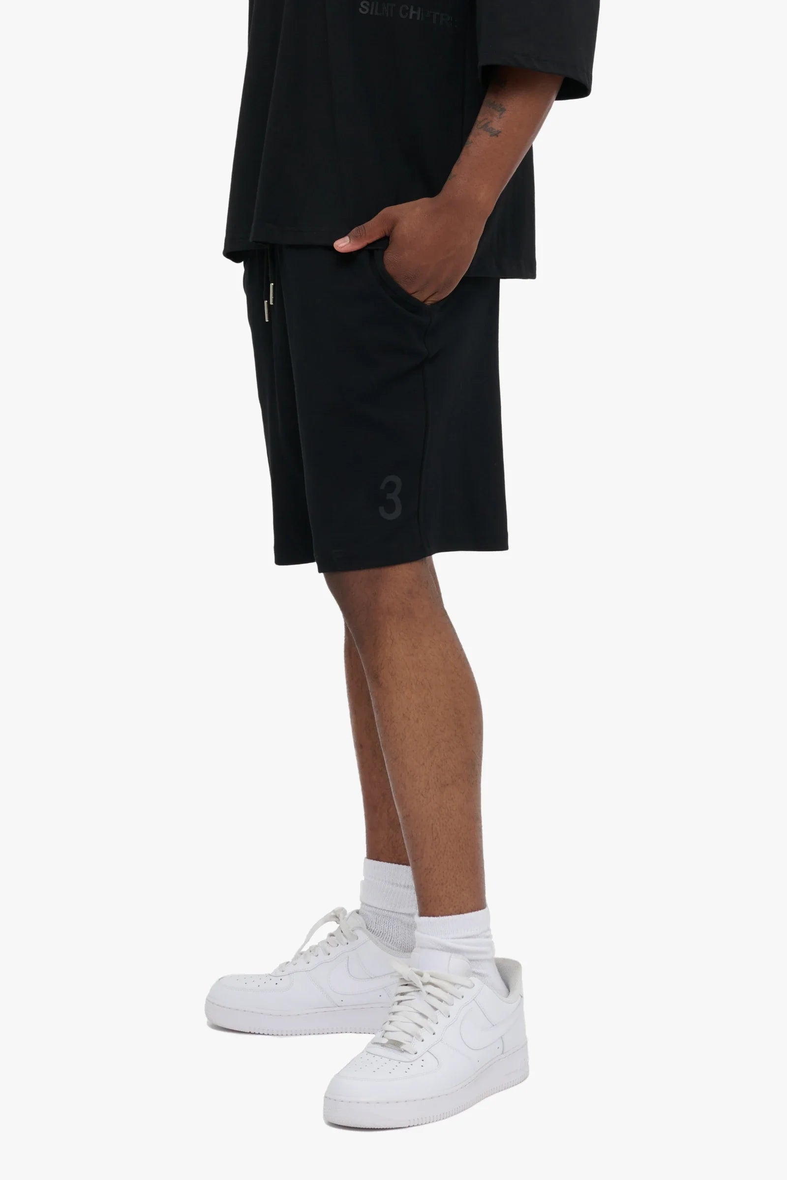 Silnt Chptrs Number Shorts - Elastic Waistband