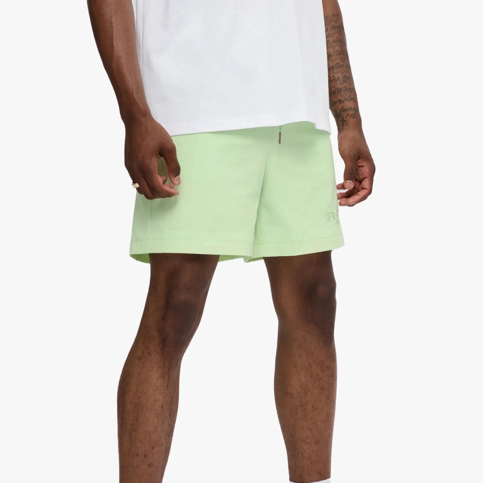 Silnt Chptrs Embroidered Shorts - Quick-Dry