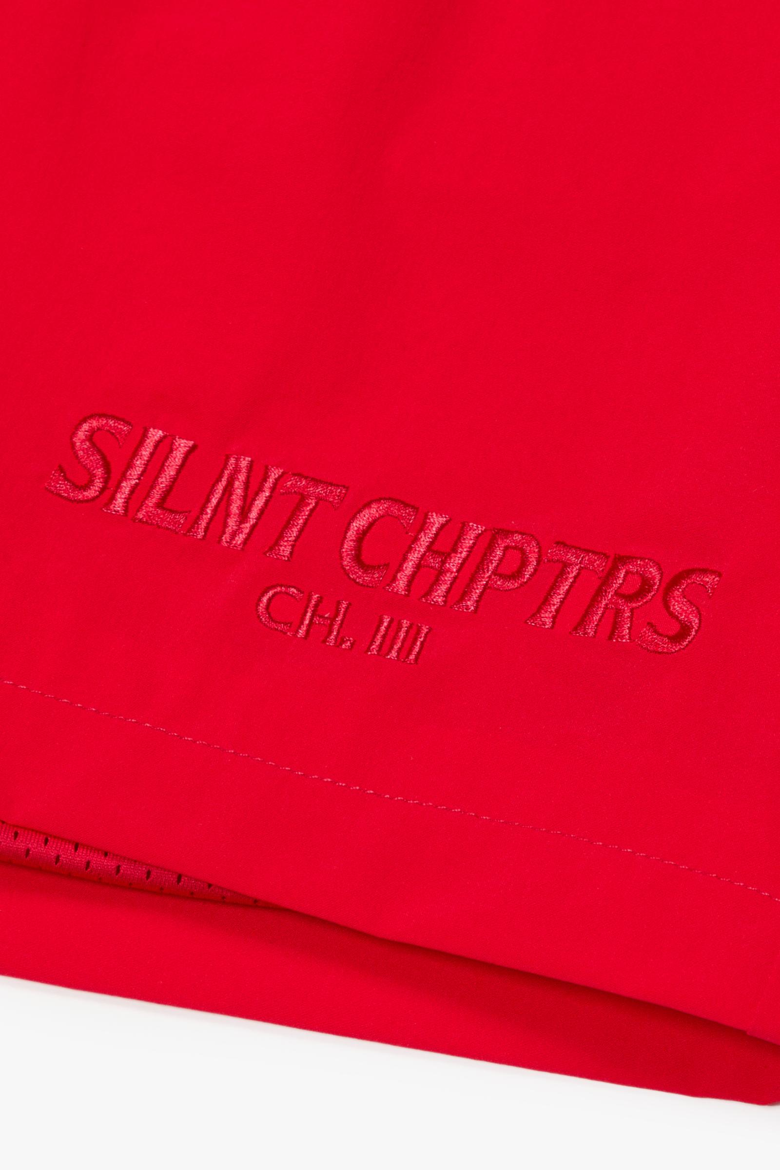 Silnt Chptrs "Current" Shorts - Red