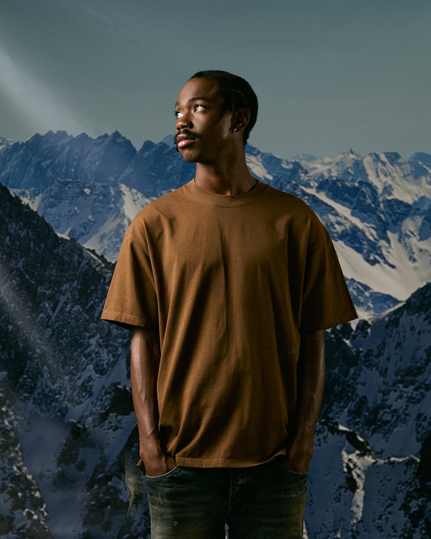 Silnt Chptrs "Vital" T-Shirt - Brown