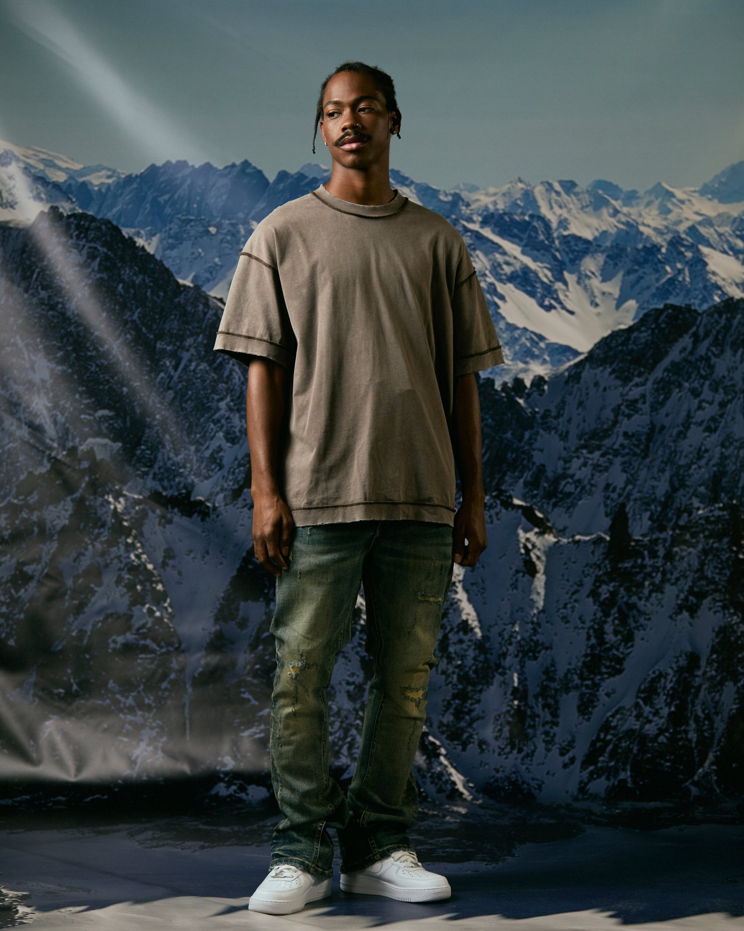 Silnt Chptrs "Necessities" T-Shirt - Brown