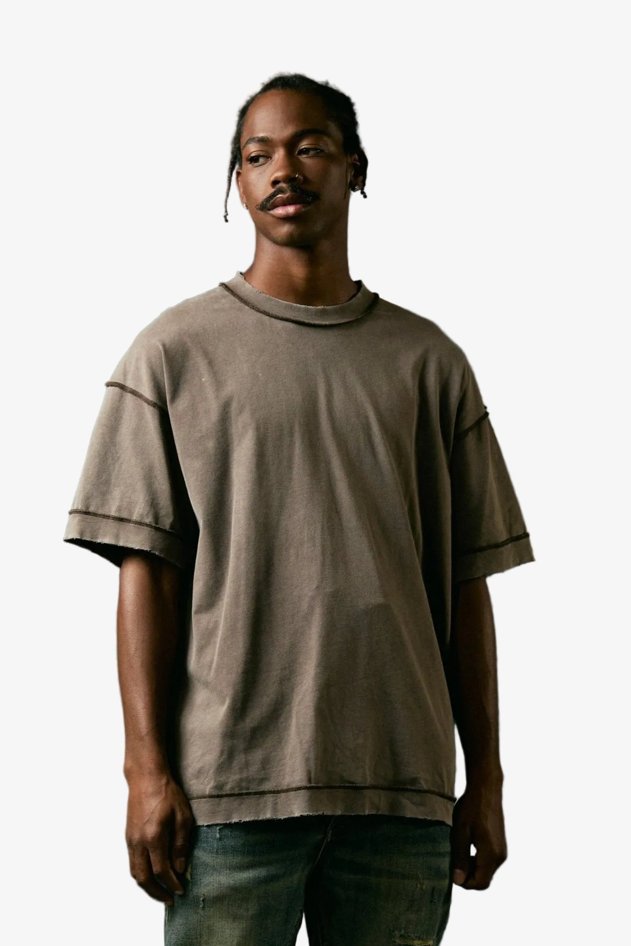 Silnt Chptrs Stitch Tee - Relaxed Fit