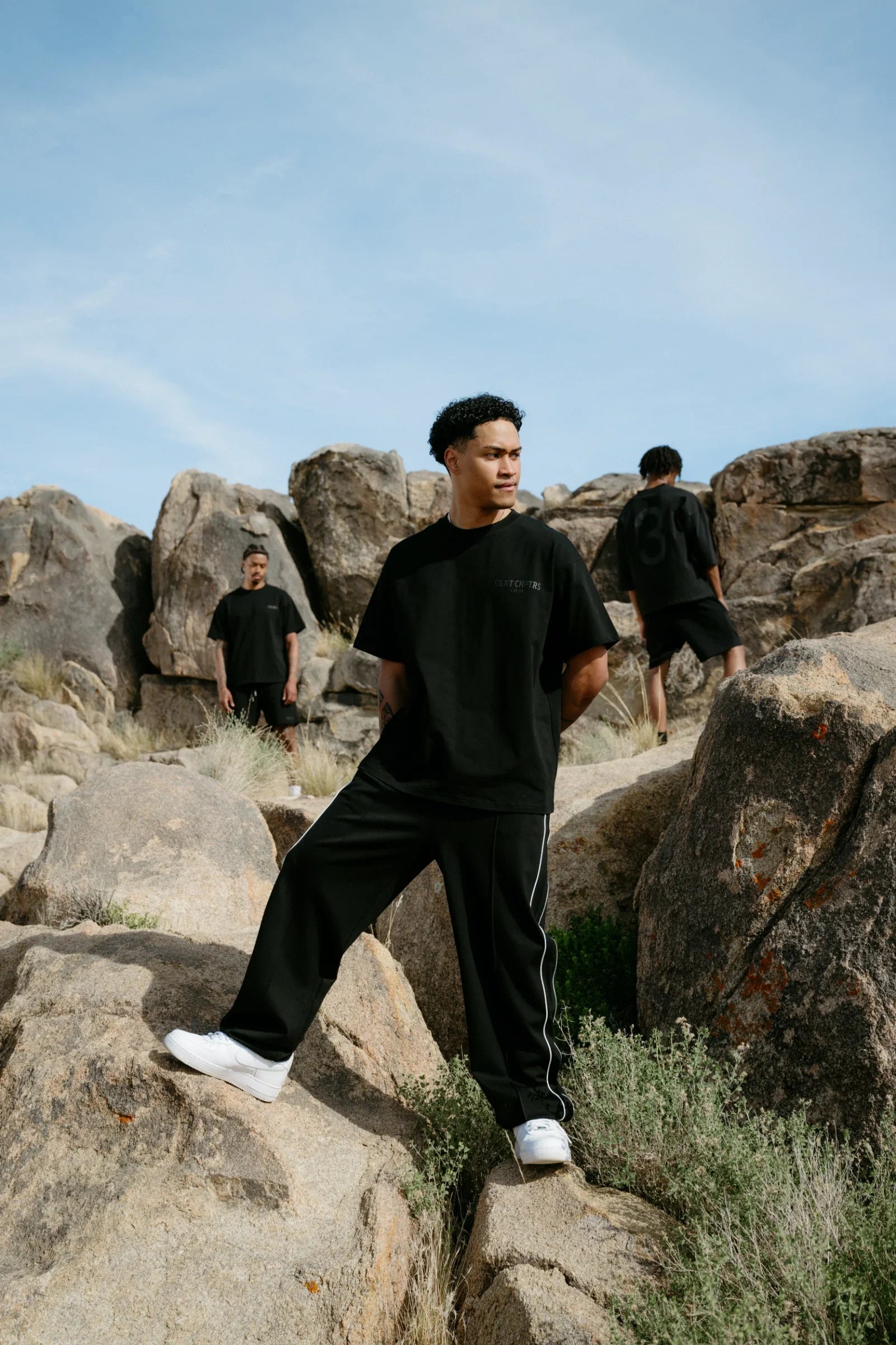 Silnt Chptrs Side Stripe Track Pants - Straight Leg
