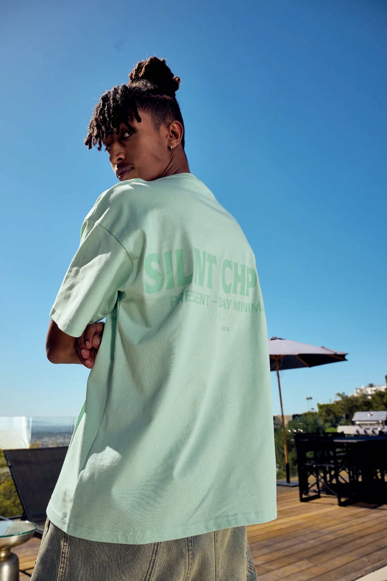 Silnt Chptrs Logo T-Shirt - Oversized
