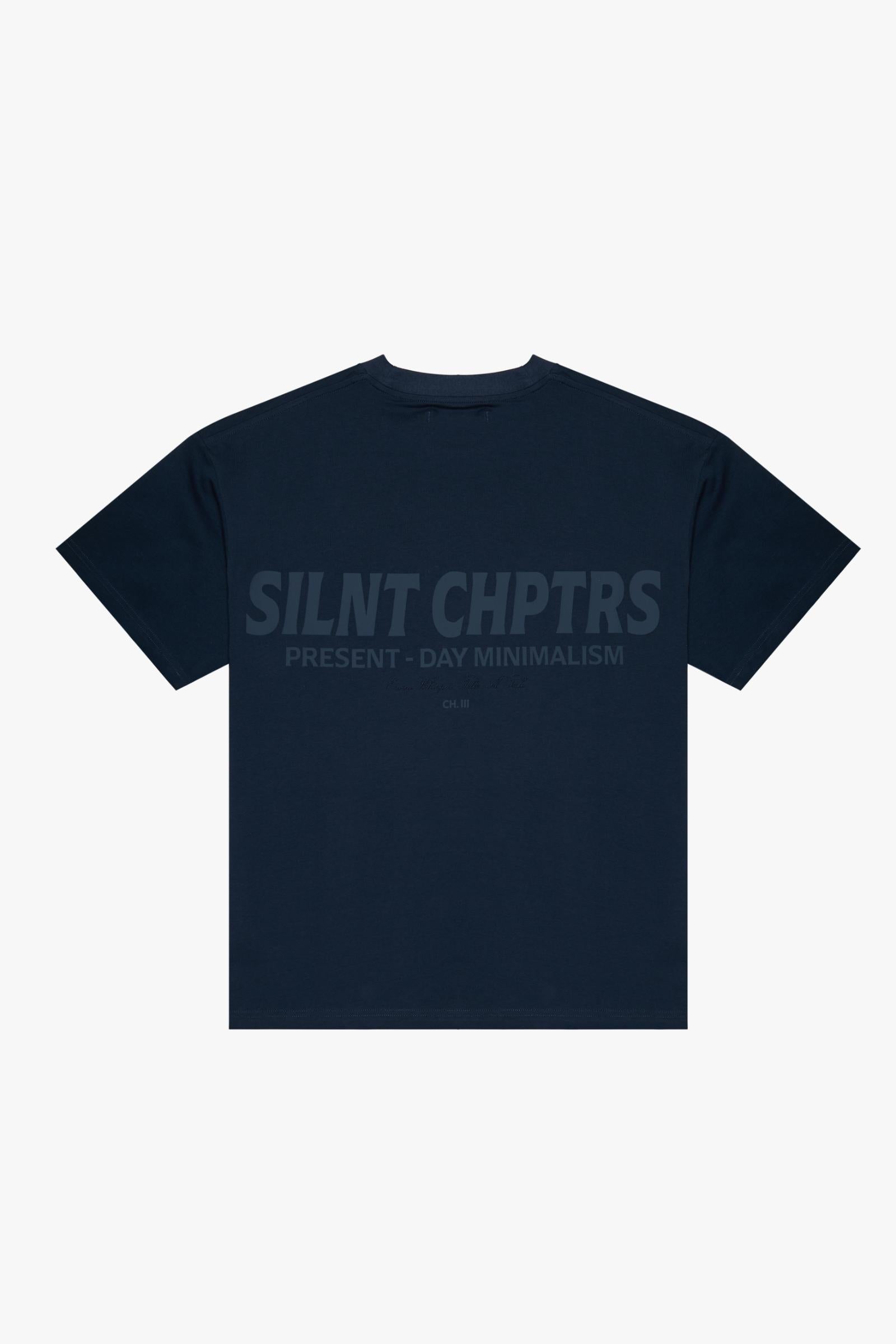Silnt Chptrs "Present-Day" T-Shirt - Navy