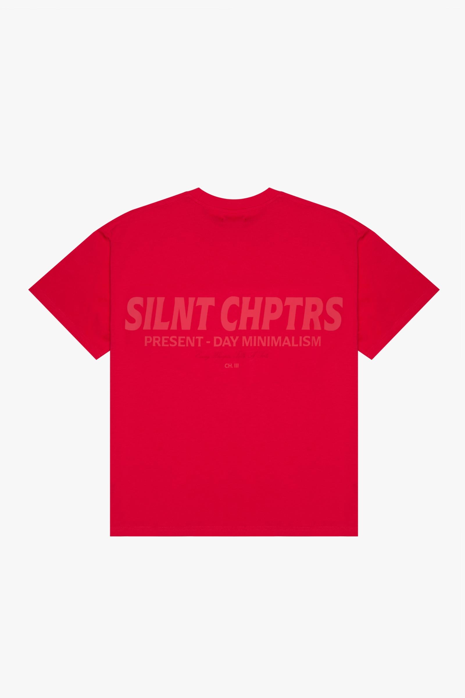 Silnt Chptrs "Present-Day" T-Shirt - Red