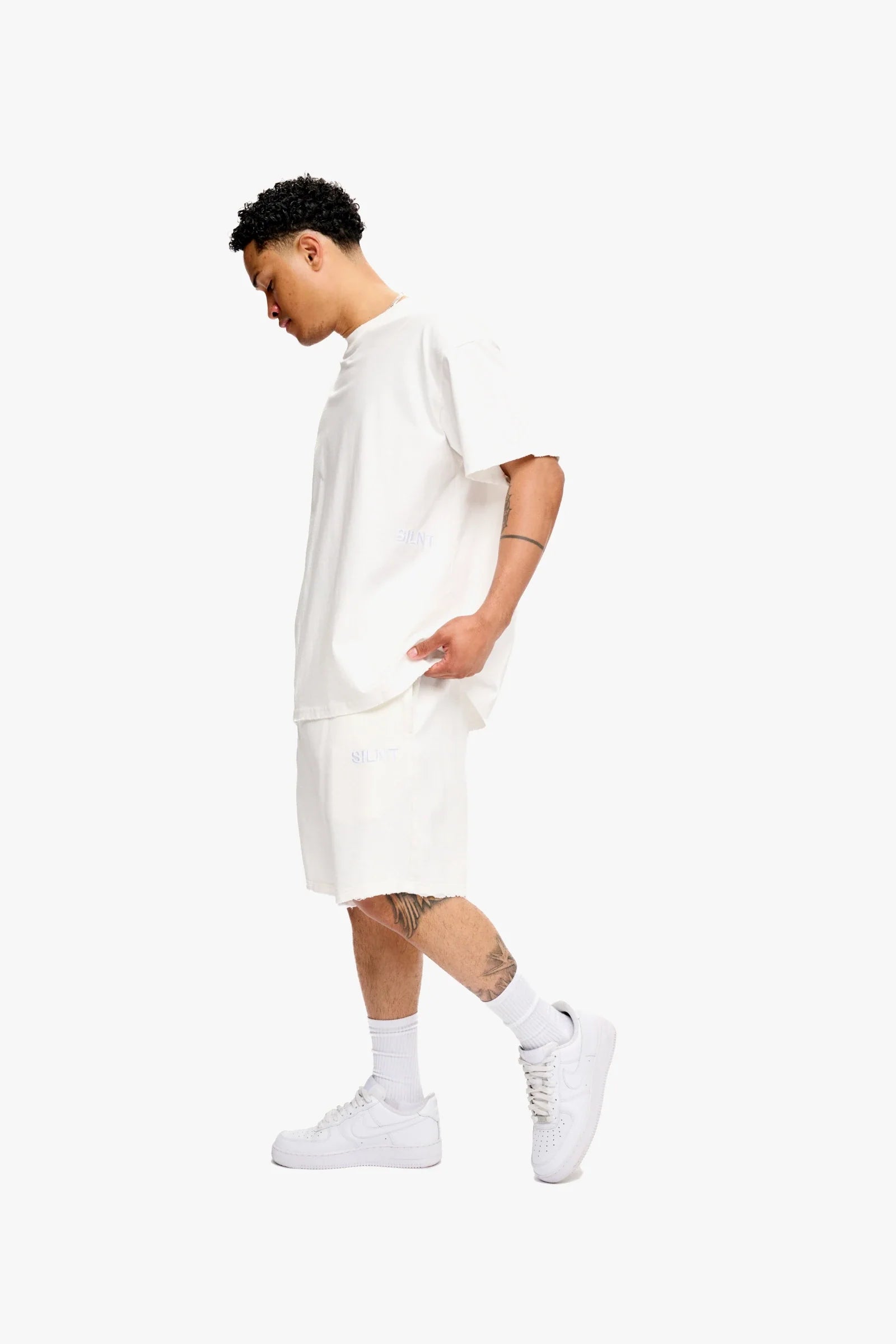 Silnt Chptrs Frayed Shorts - Raw Hem