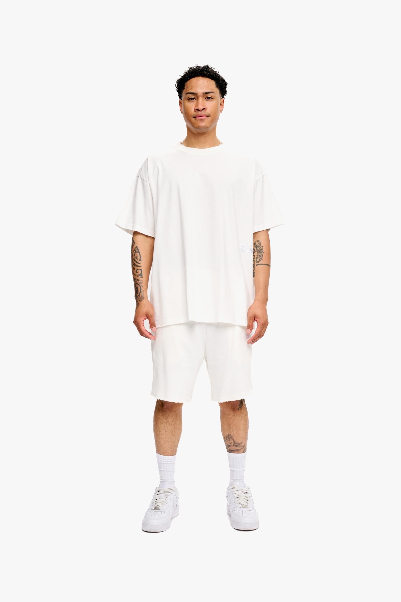 Silnt Chptrs "Sc-T1-008" T-Shirt - White