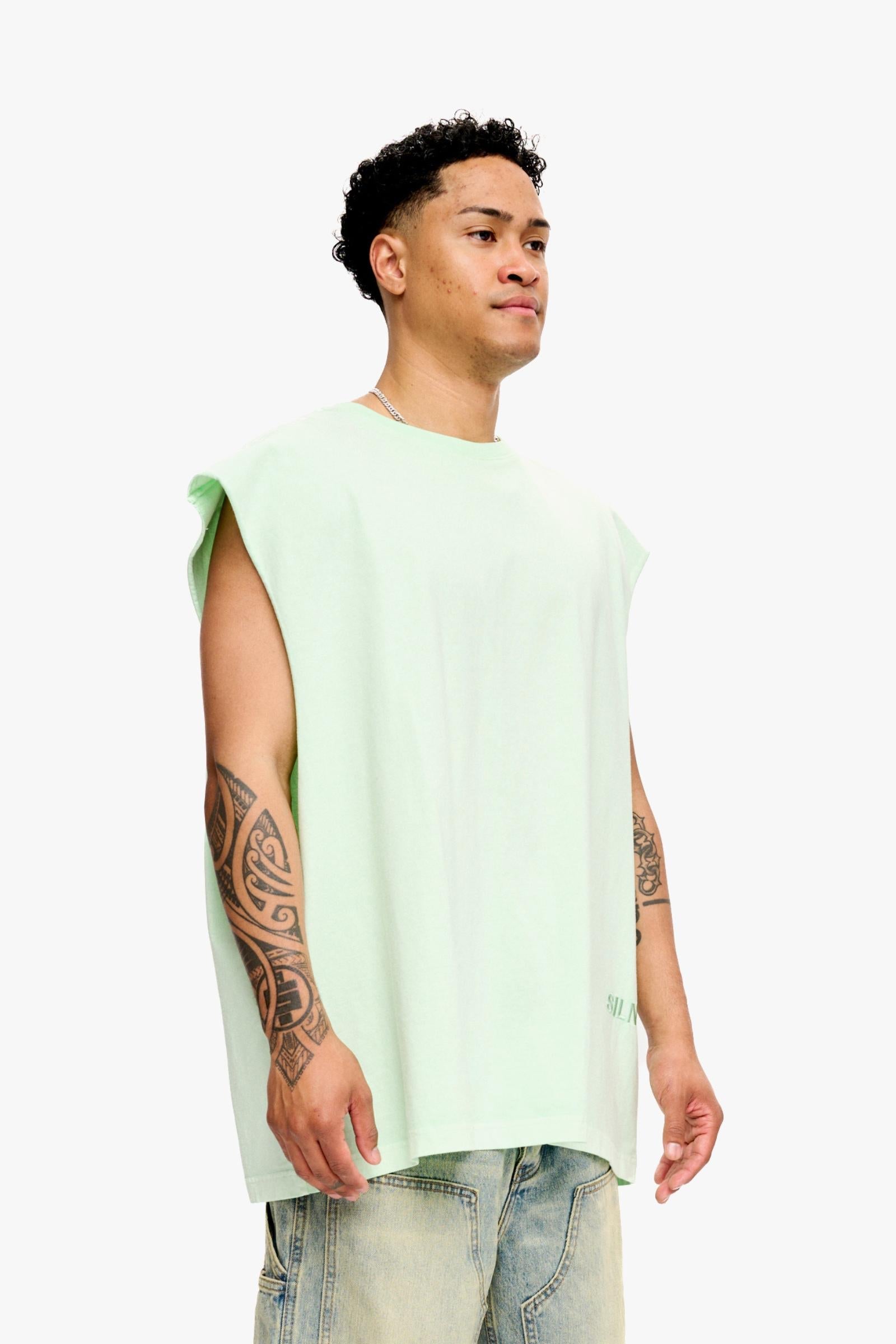 Silnt Chptrs "Detached" T-Shirt - Mint Green