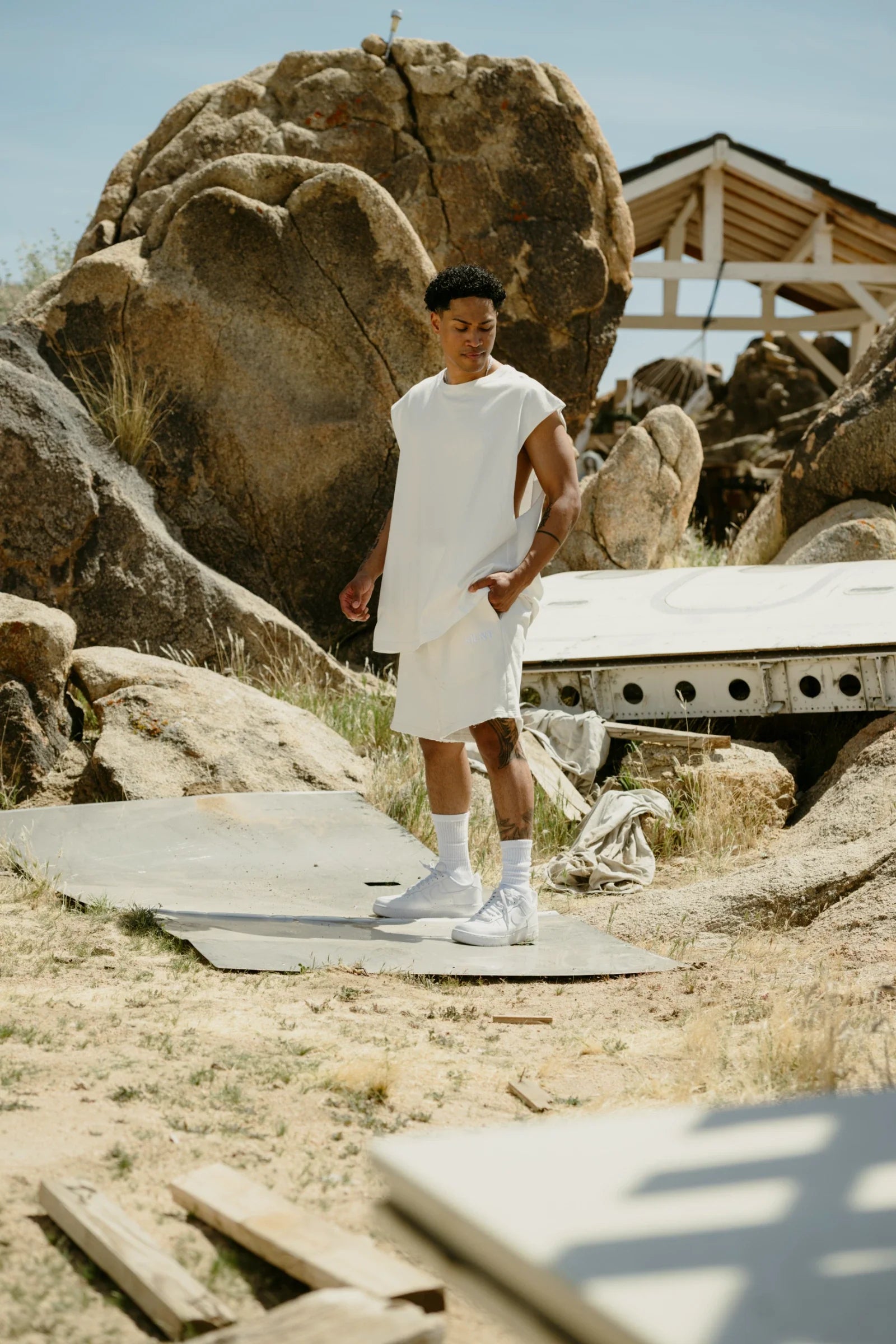 Silnt Chptrs Detached Tee - Oversized Fit