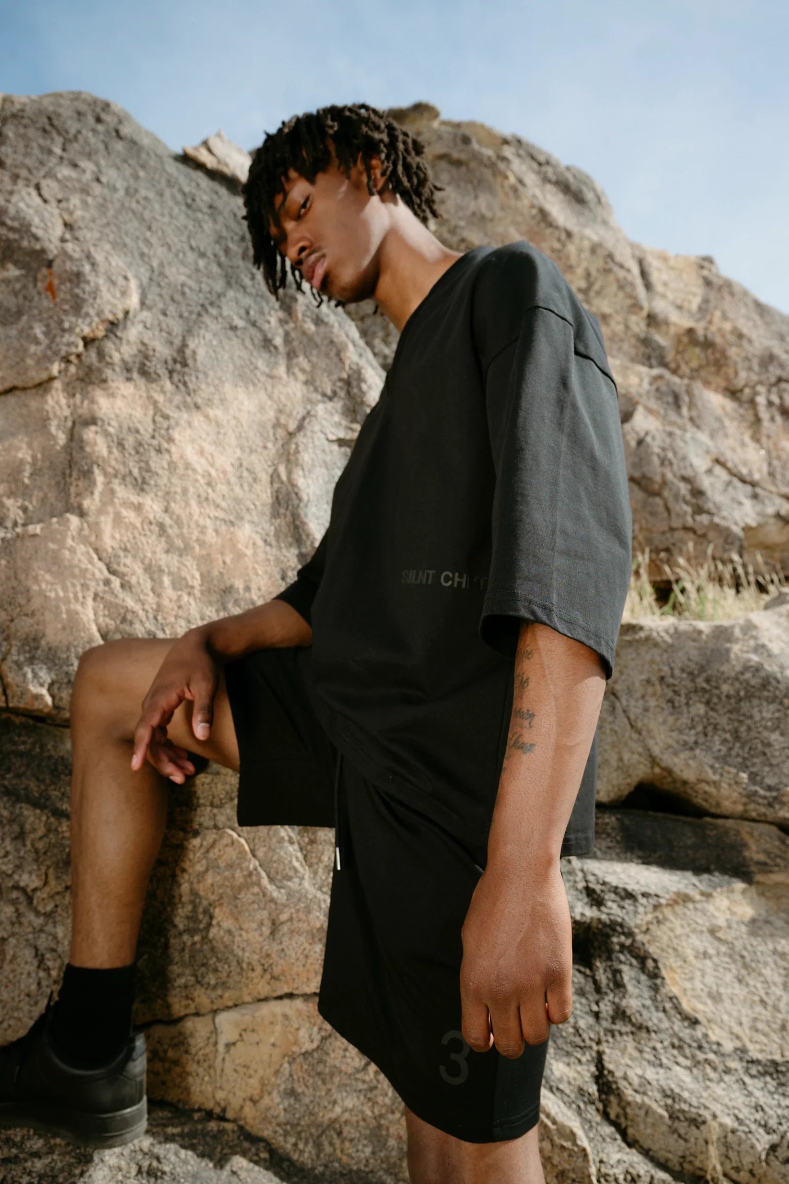 Silnt Chptrs Number Shorts - Elastic Waistband