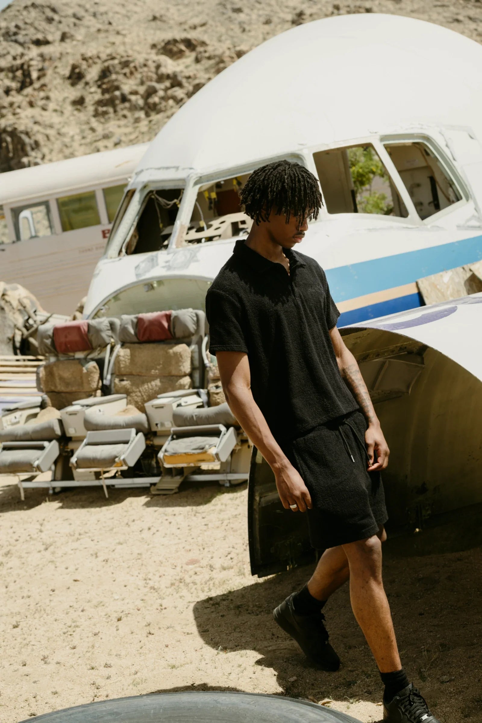 Silnt Chptrs Relevant Polo Shirt - Terry Cloth