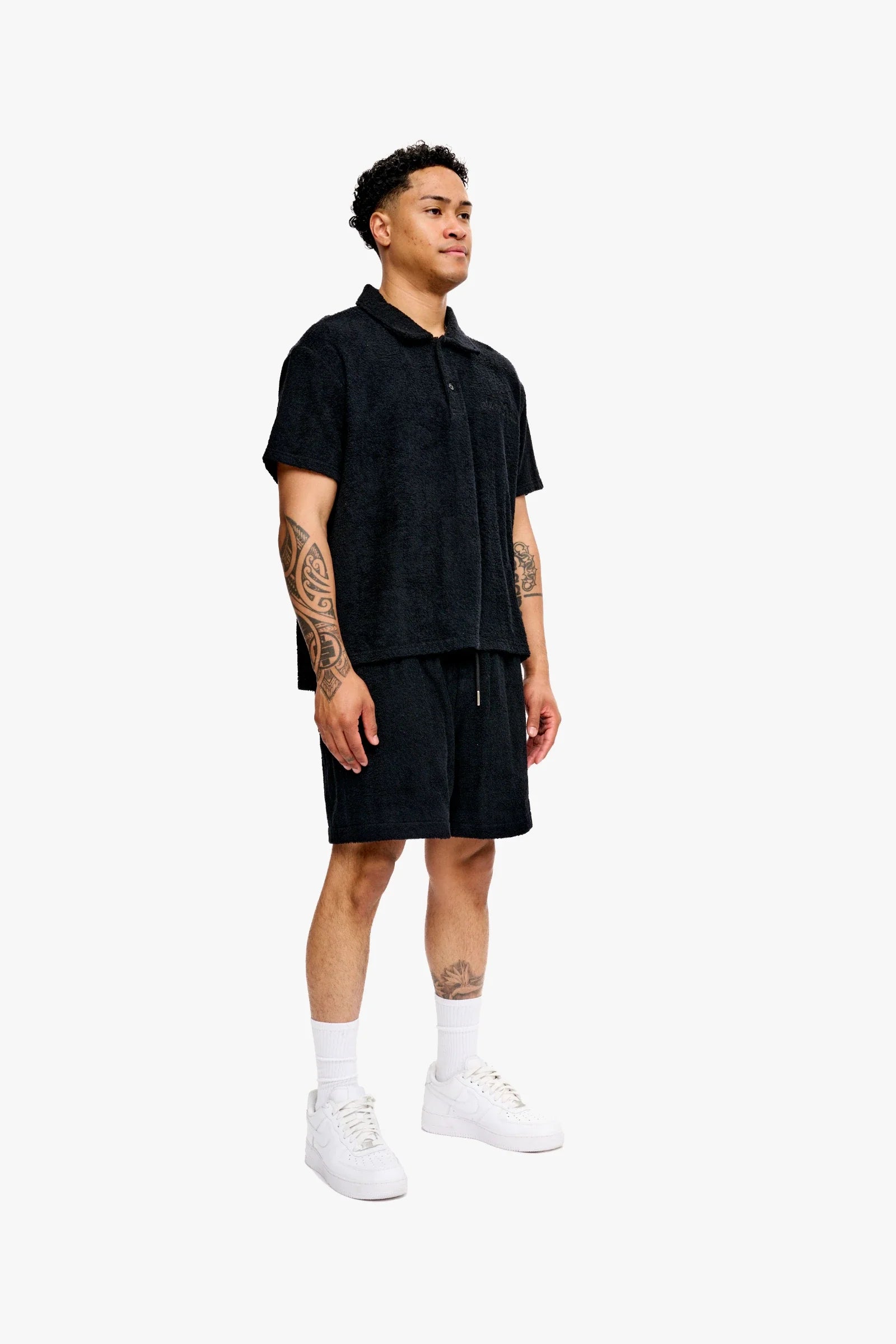Silnt Chptrs Relevant Polo Shirt - Terry Cloth