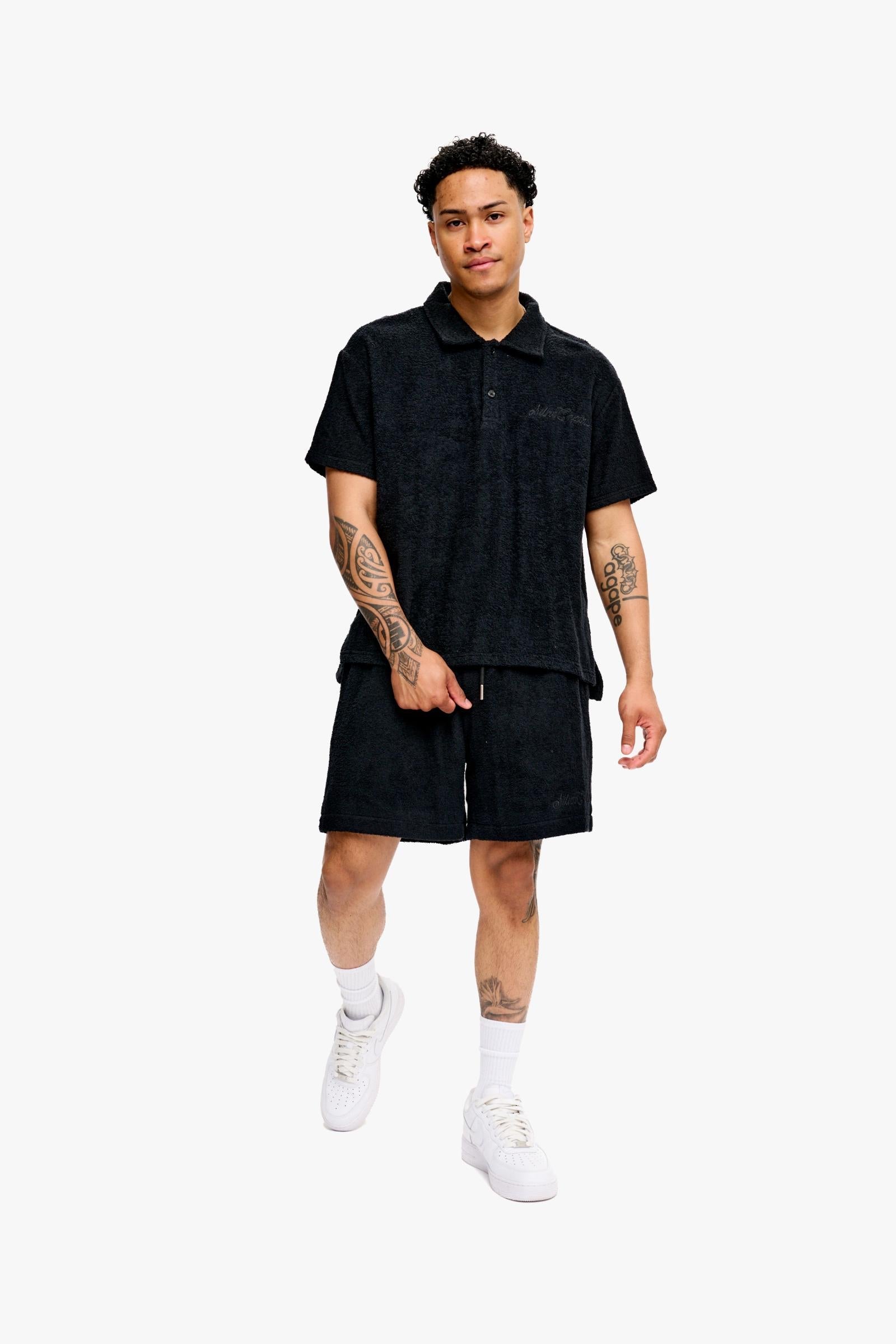 Silnt Chptrs Relevant Polo Shirt - Terry Cloth